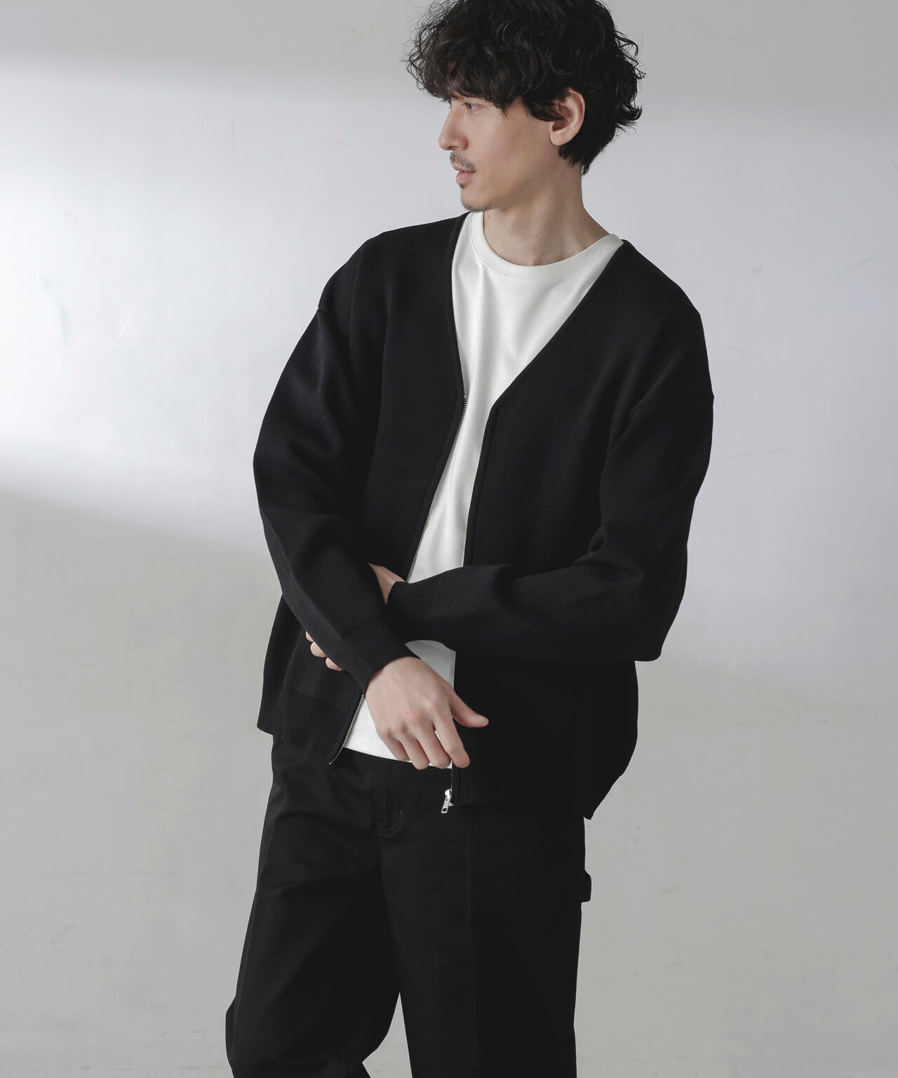 ZIPカーディガン 6724122207