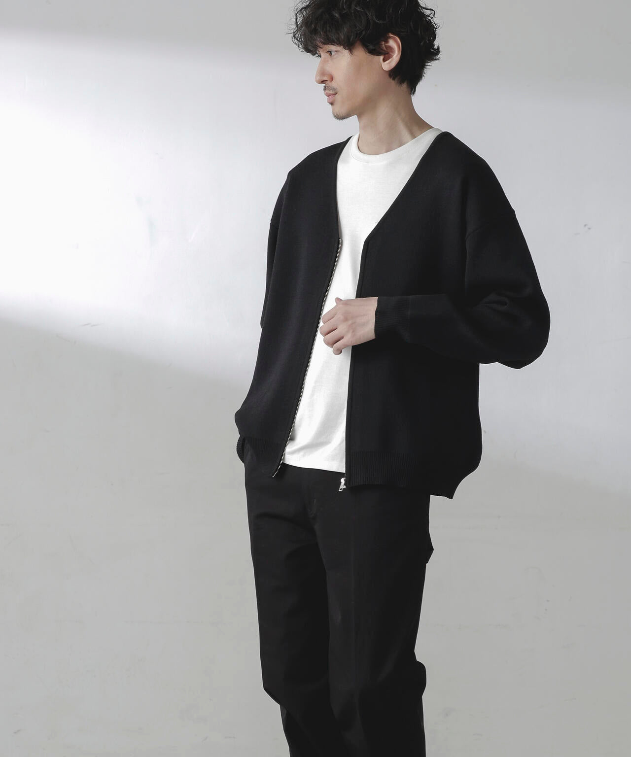 ZIPカーディガン 6724122207