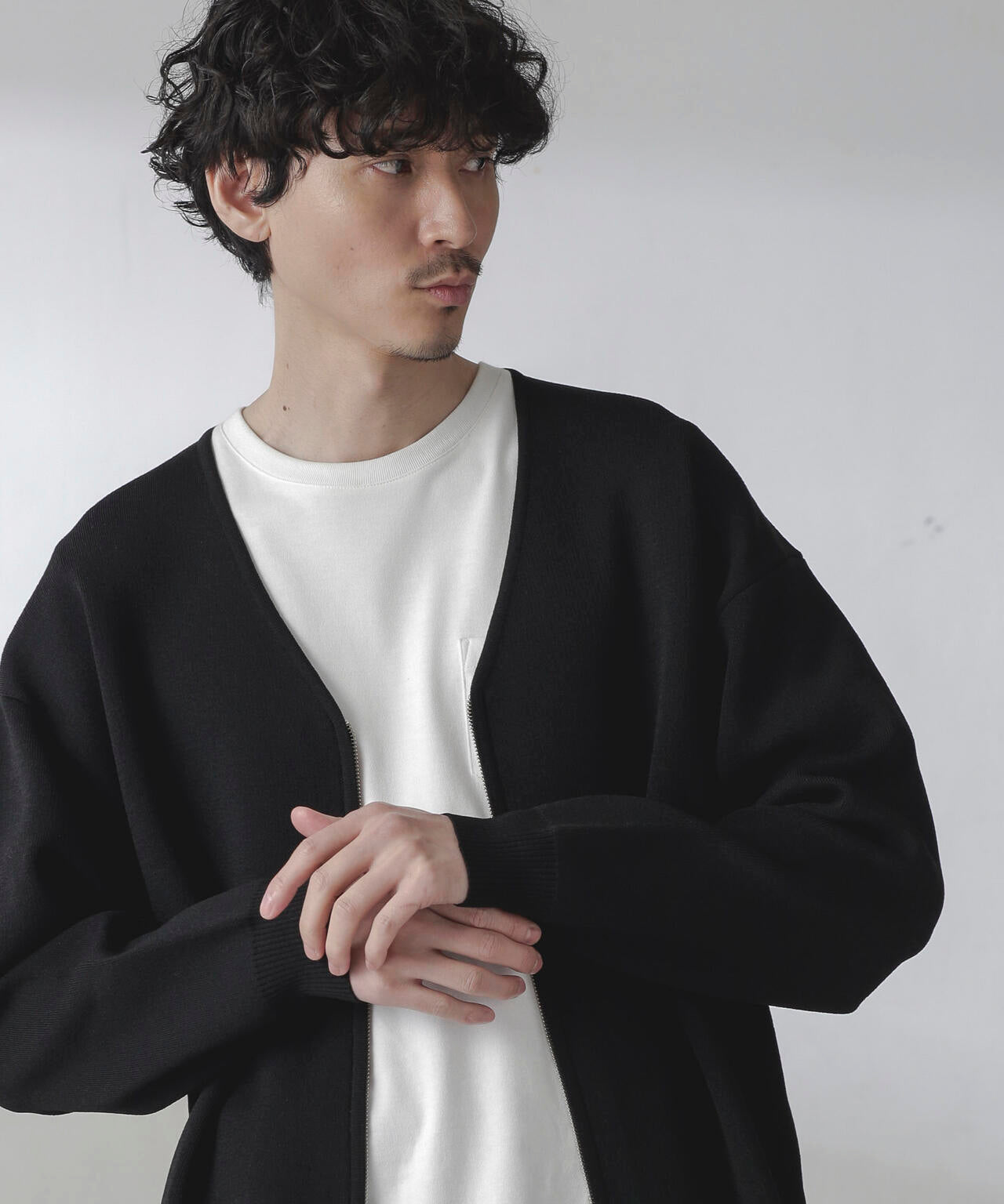 ZIPカーディガン 6724122207