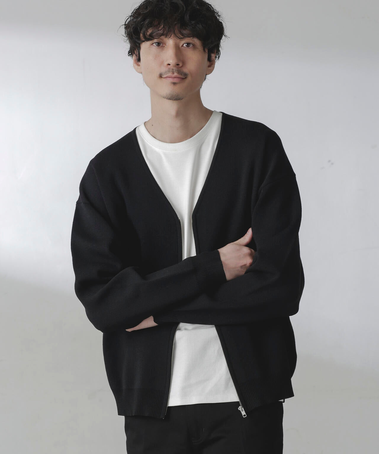 ZIPカーディガン 6724122207