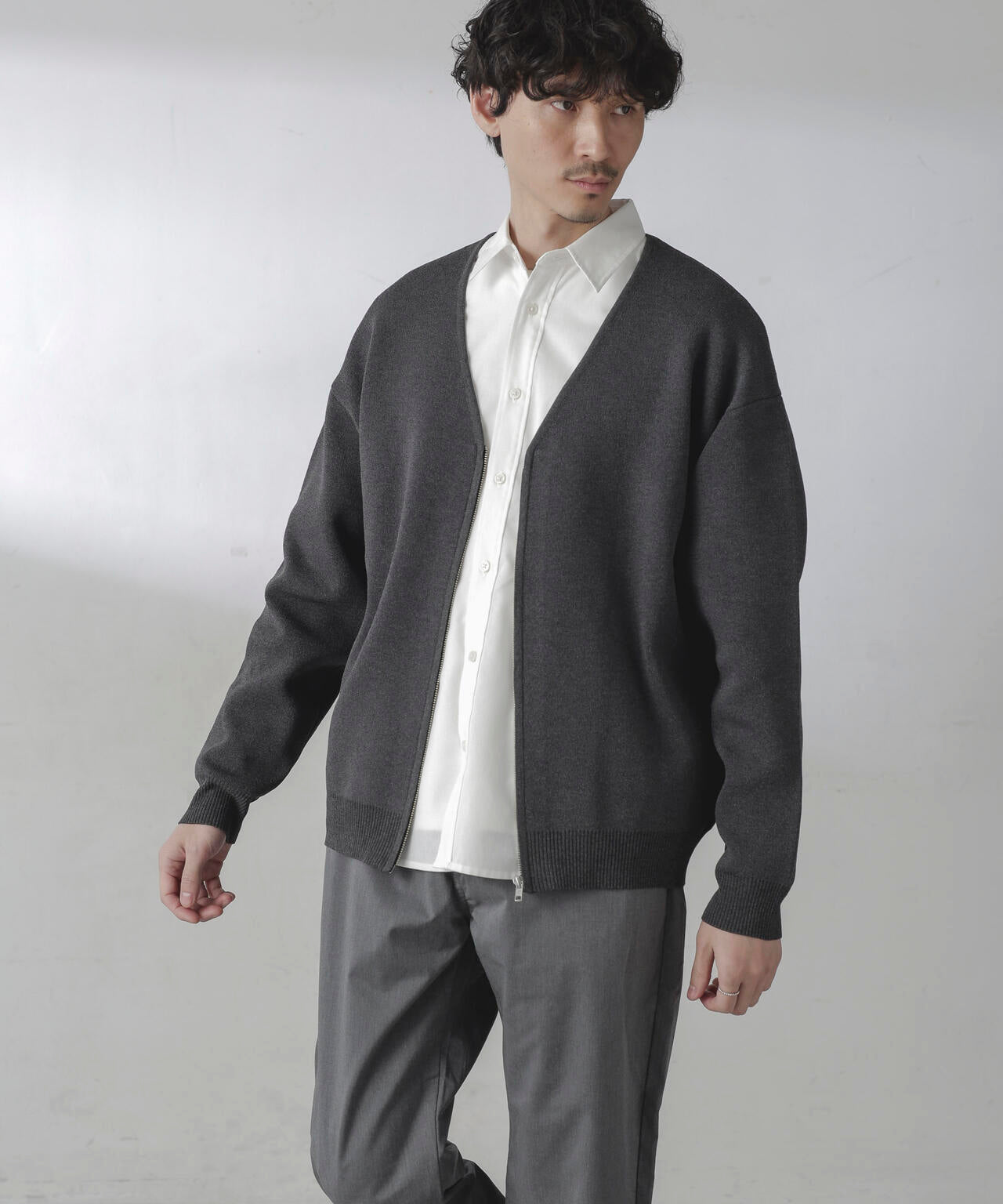 ZIPカーディガン 6724122207