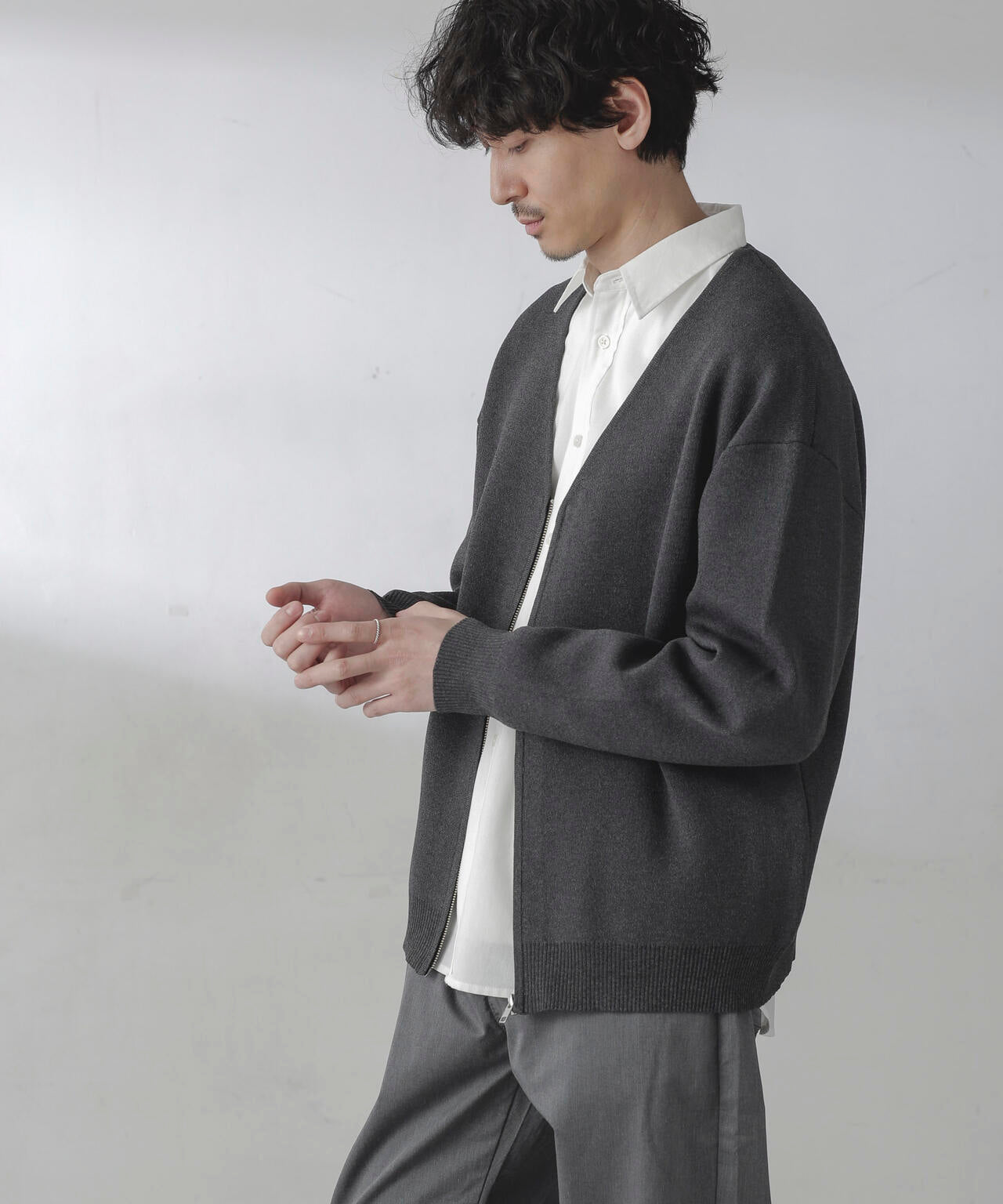 ZIPカーディガン 6724122207