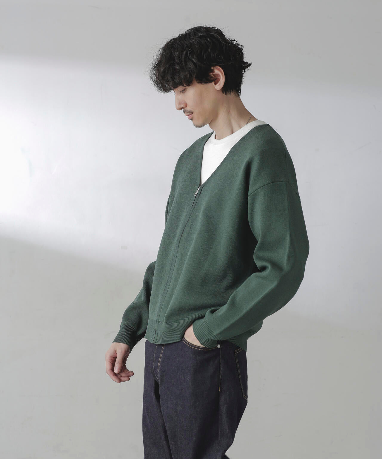 ZIPカーディガン 6724122207