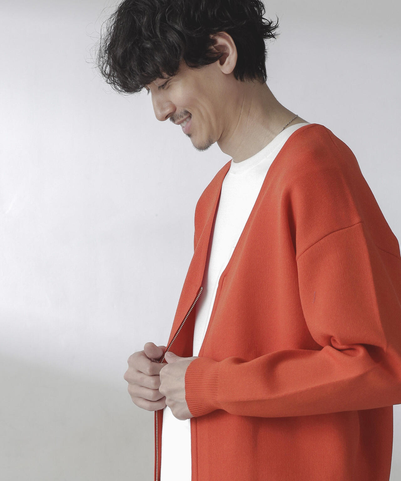 ZIPカーディガン 6724122207