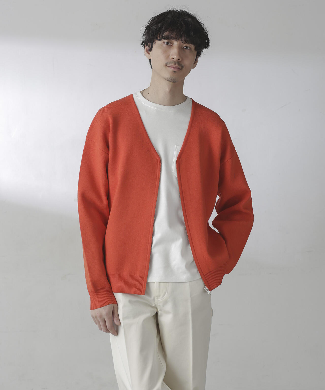 ZIPカーディガン 6724122207