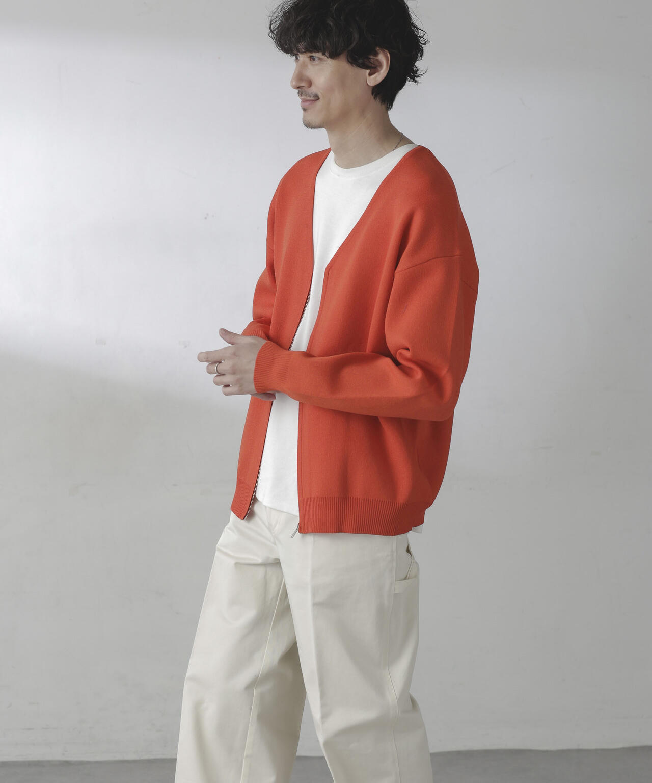 ZIPカーディガン 6724122207