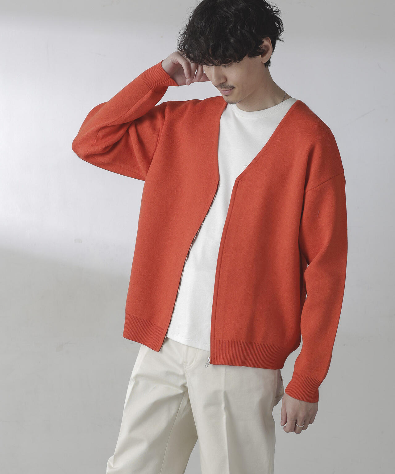 ZIPカーディガン 6724122207