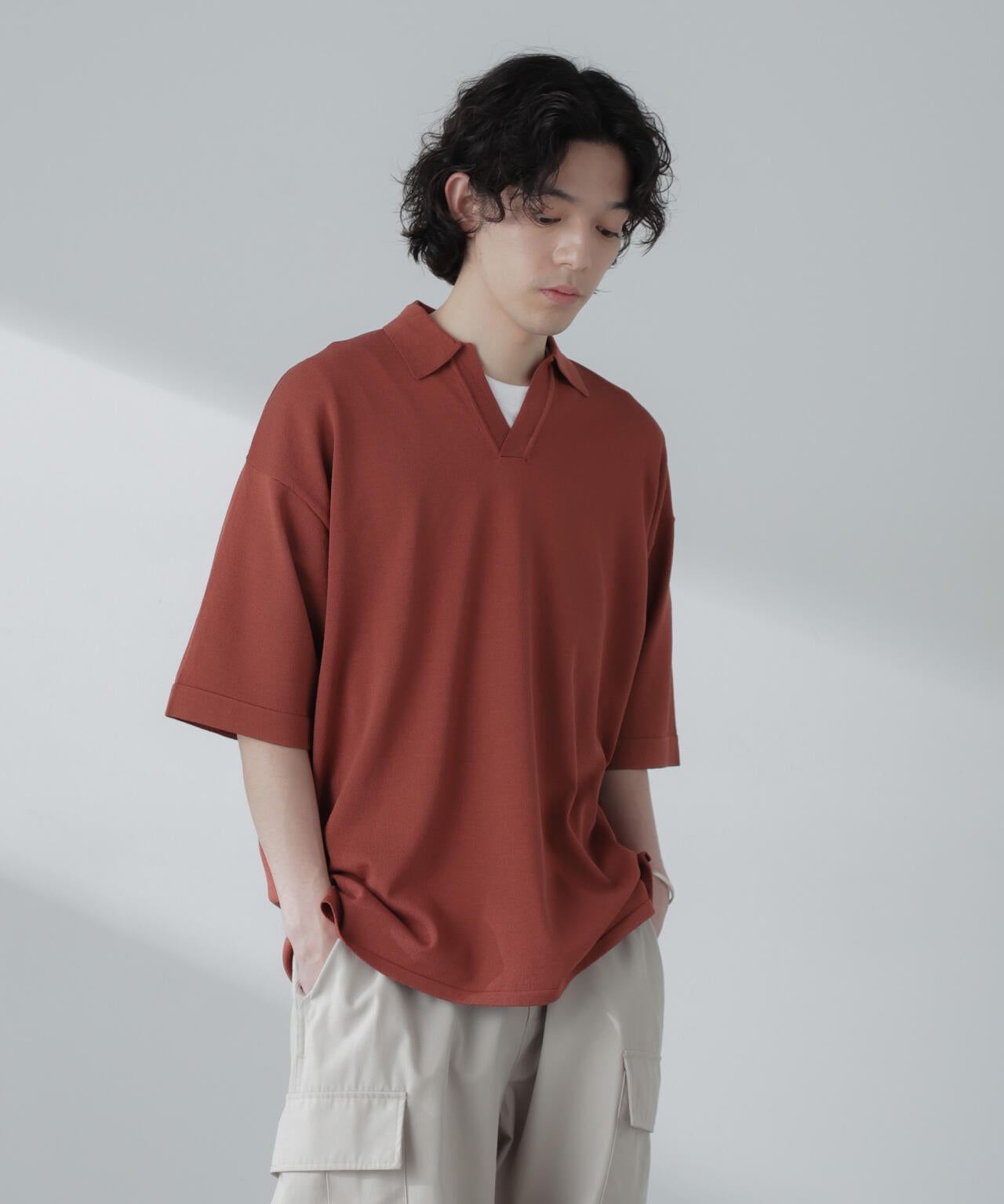 リラックススキッパーポロシャツ 半袖 6724122212