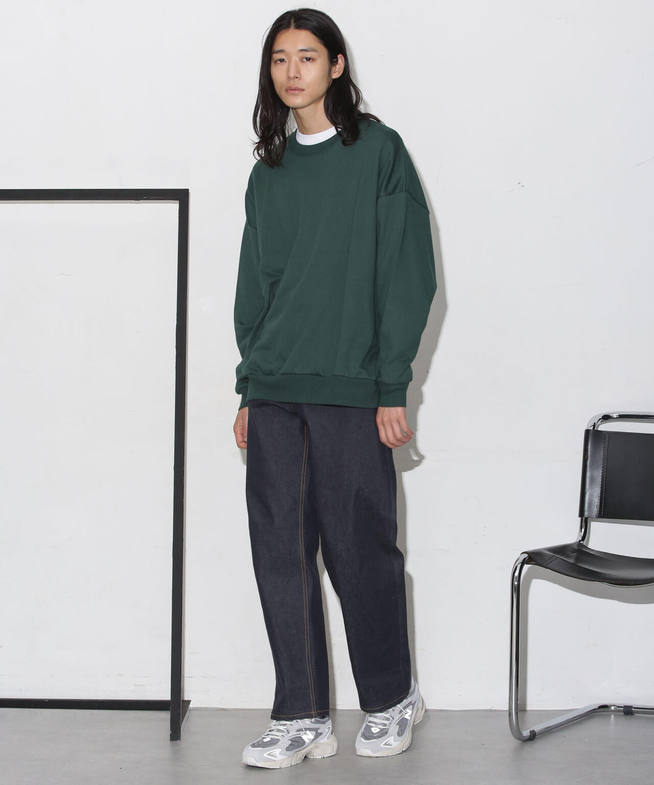 ビックシルエットクルーネックスウェット 6724123209