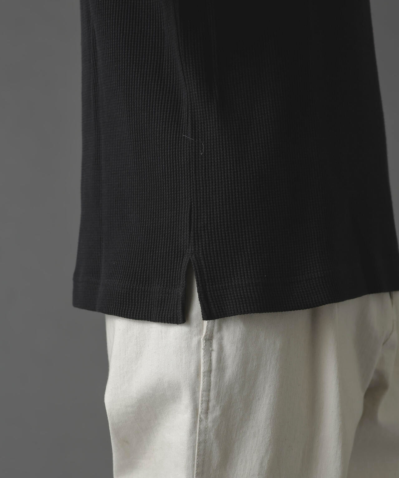 アンチスメルワッフルTシャツ 長袖 6724123212