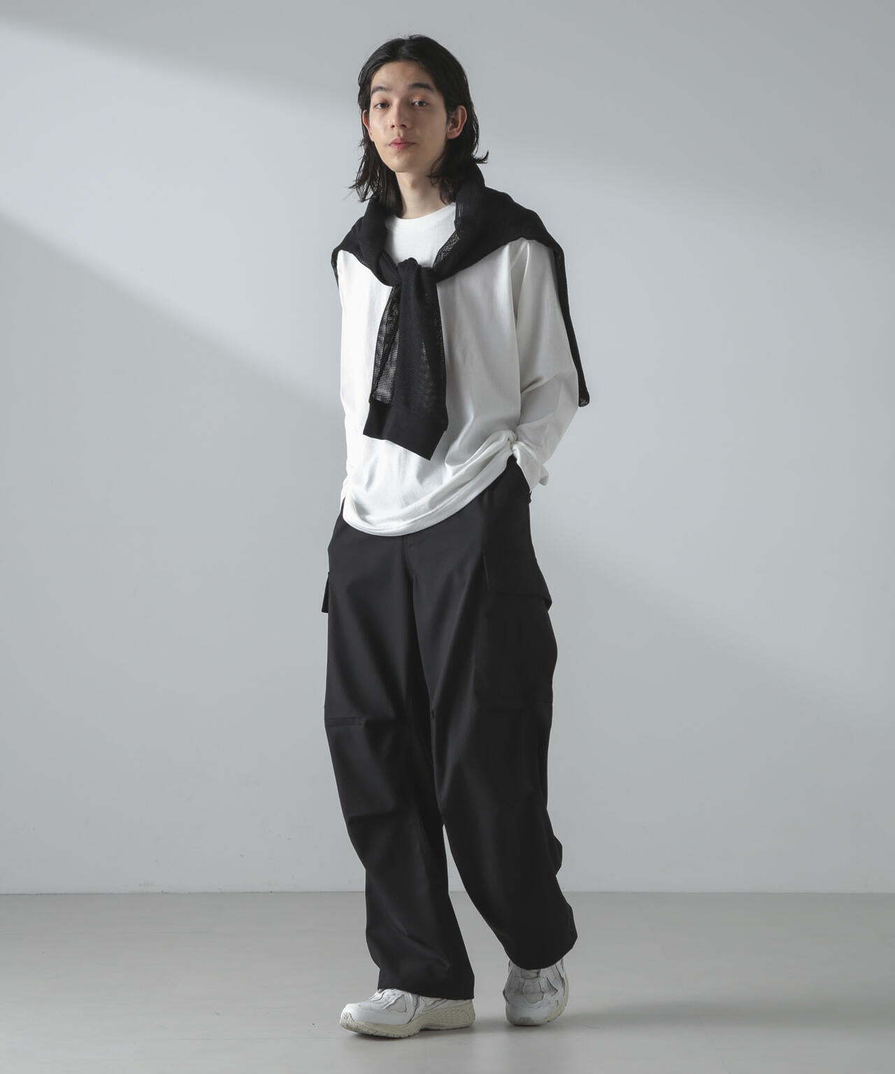 アンサンブルメッシュTシャツ 長袖 6724123215