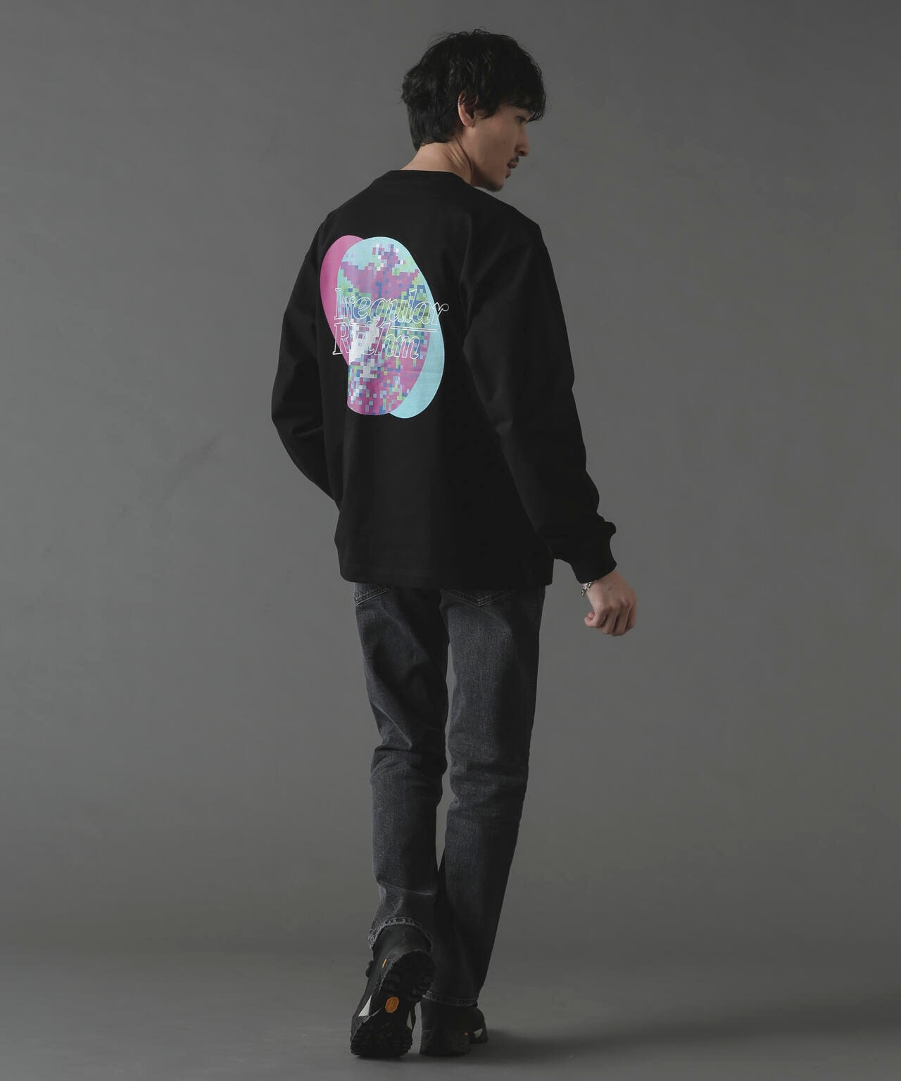 「MOFFISIE」オリジナルプリントTシャツ 長袖 6724123217