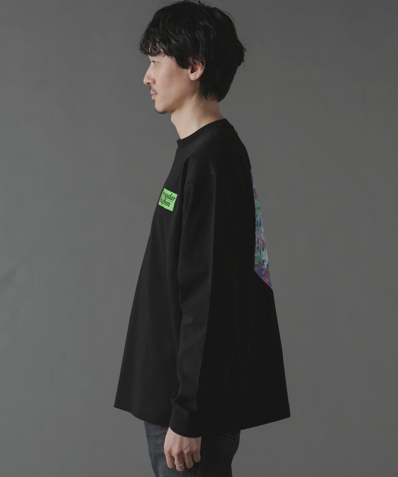 「MOFFISIE」オリジナルプリントTシャツ 長袖 6724123217