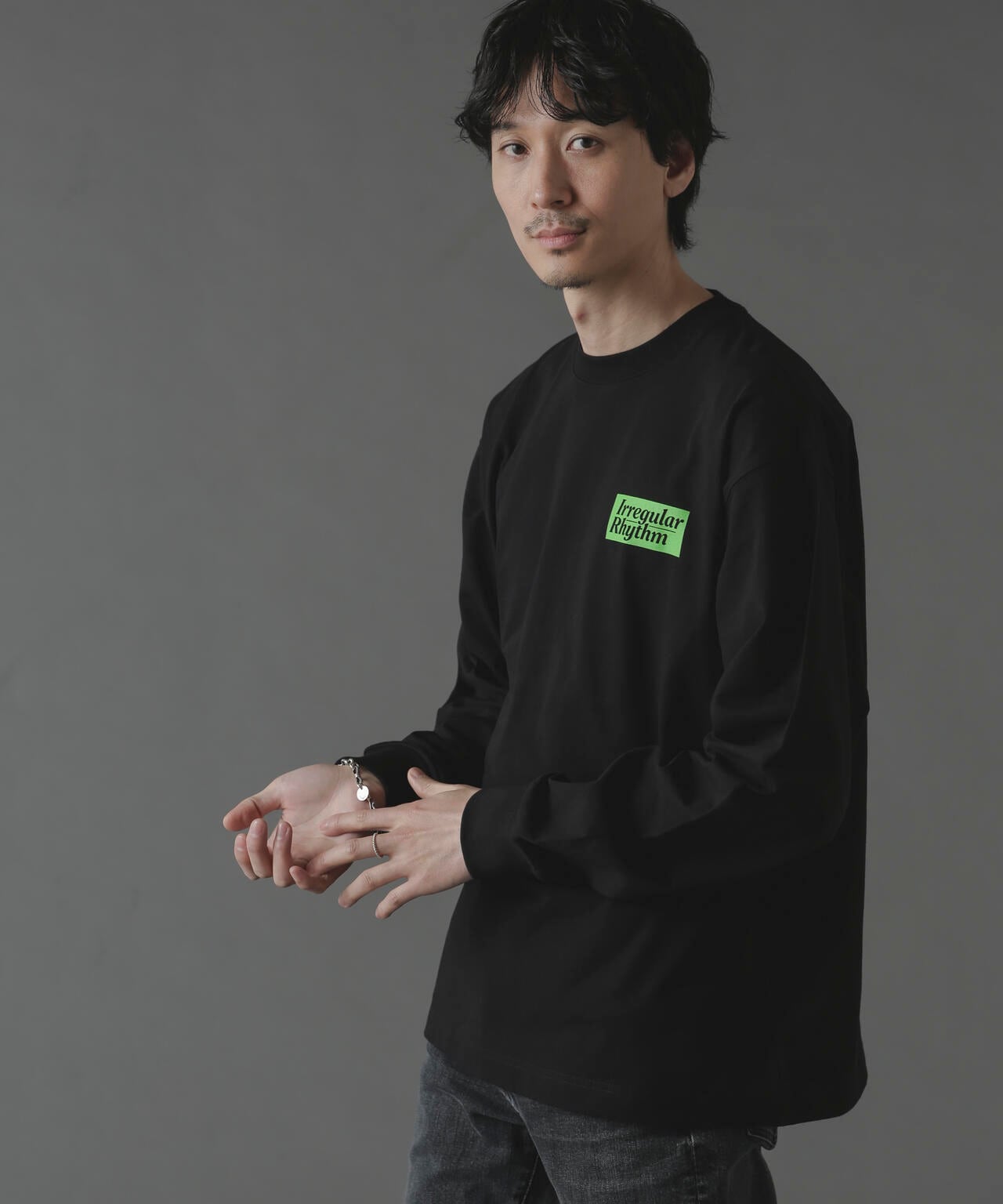 「MOFFISIE」オリジナルプリントTシャツ 長袖 6724123217