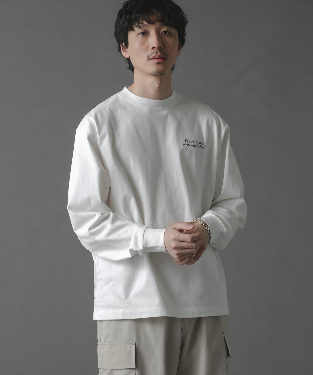 「MOFFISIE」オリジナルプリントTシャツ 長袖 6724123217