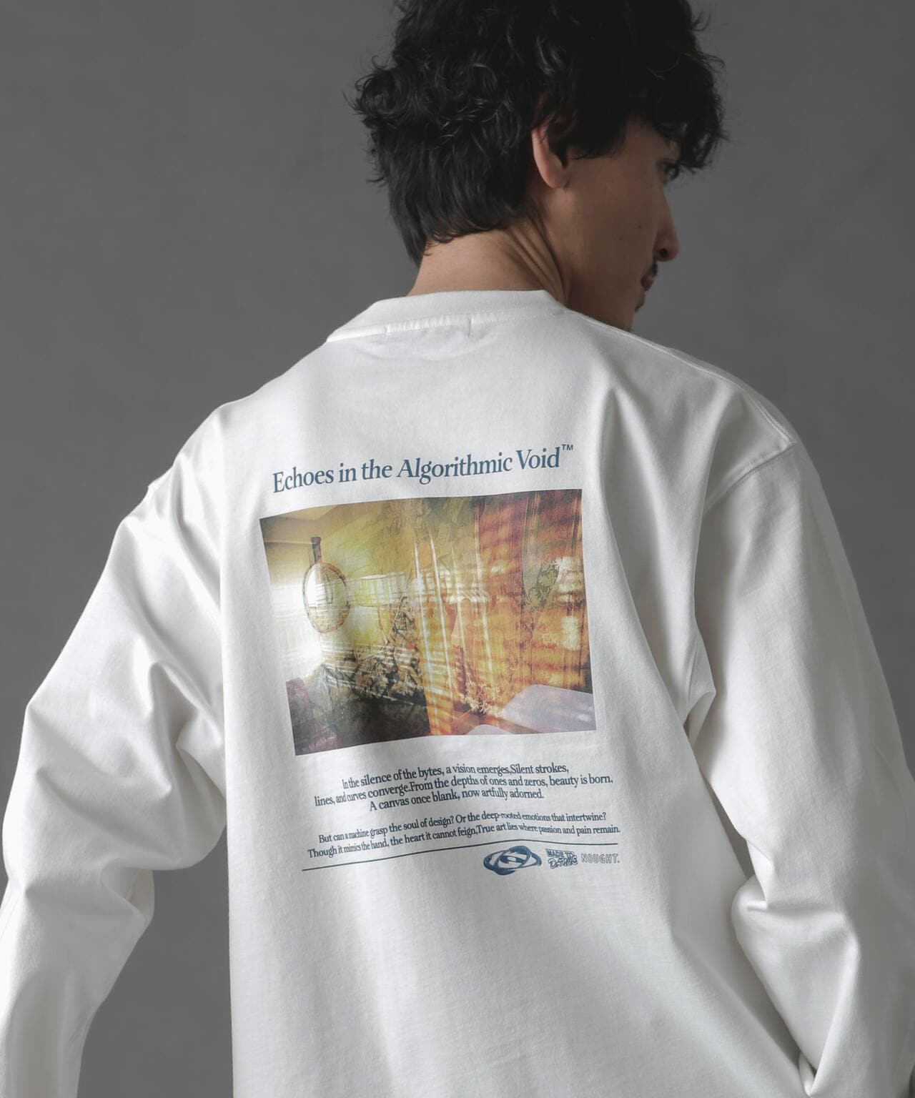 「MOFFISIE」オリジナルプリントTシャツ 長袖 6724123217