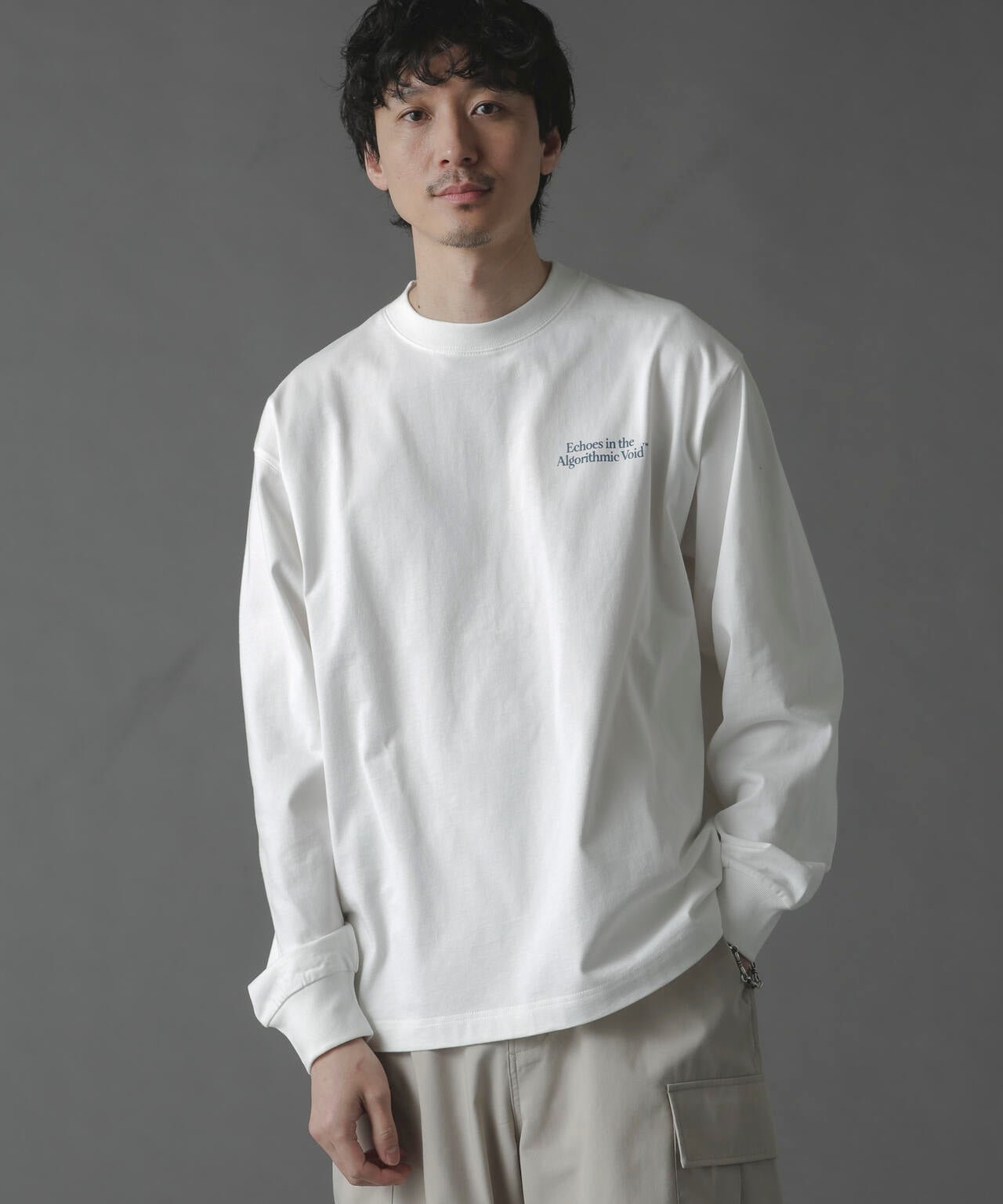 「MOFFISIE」オリジナルプリントTシャツ 長袖 6724123217