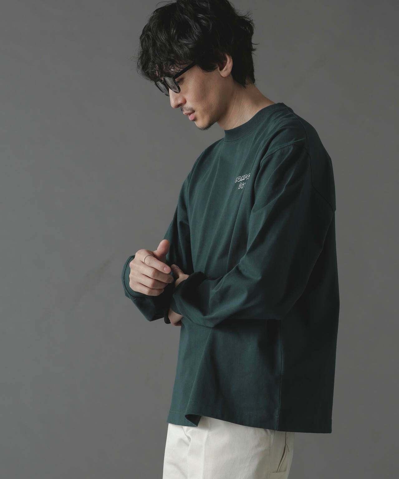 「MOFFISIE」オリジナルプリントTシャツ 長袖 6724123217