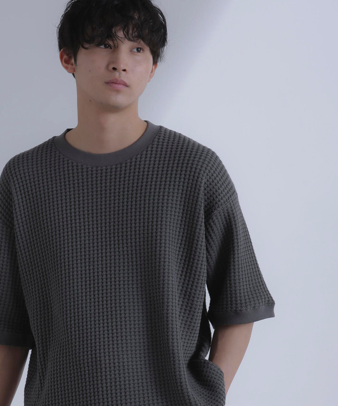 オニワッフルビッグTシャツ 五分袖 6724124212