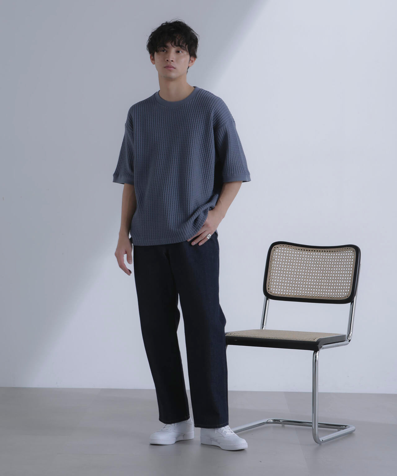 オニワッフルビッグTシャツ 五分袖 6724124212