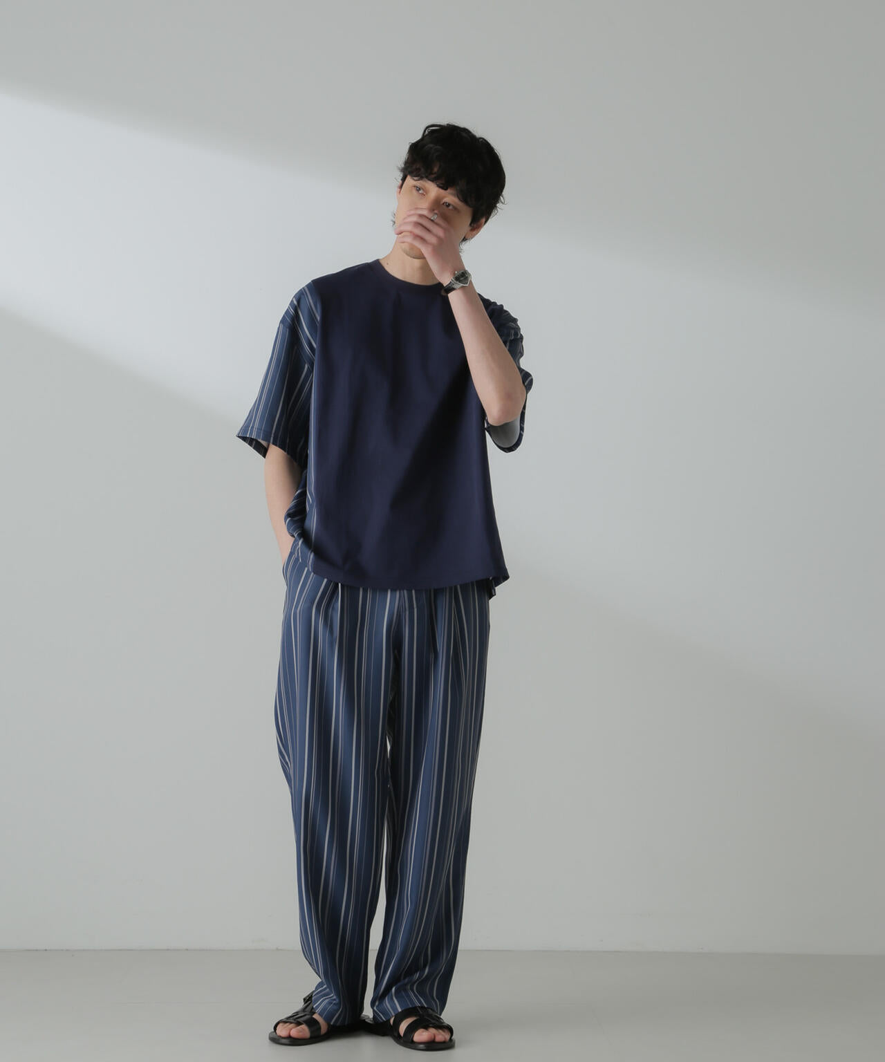 切り替えパターンTシャツ 半袖(セットアップ可) 6724124221