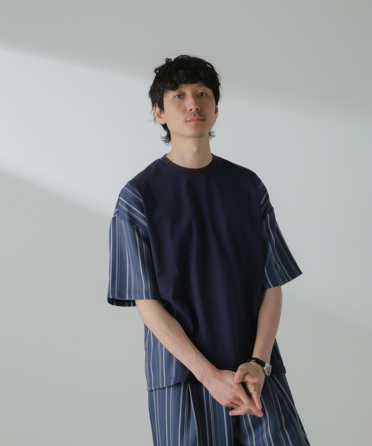 切り替えパターンTシャツ 半袖(セットアップ可) 6724124221