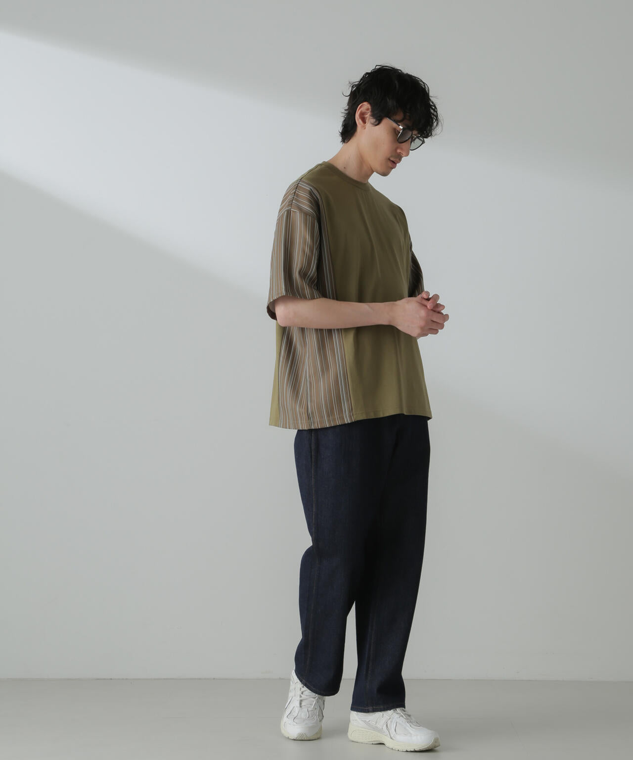 切り替えパターンTシャツ 半袖(セットアップ可) 6724124221