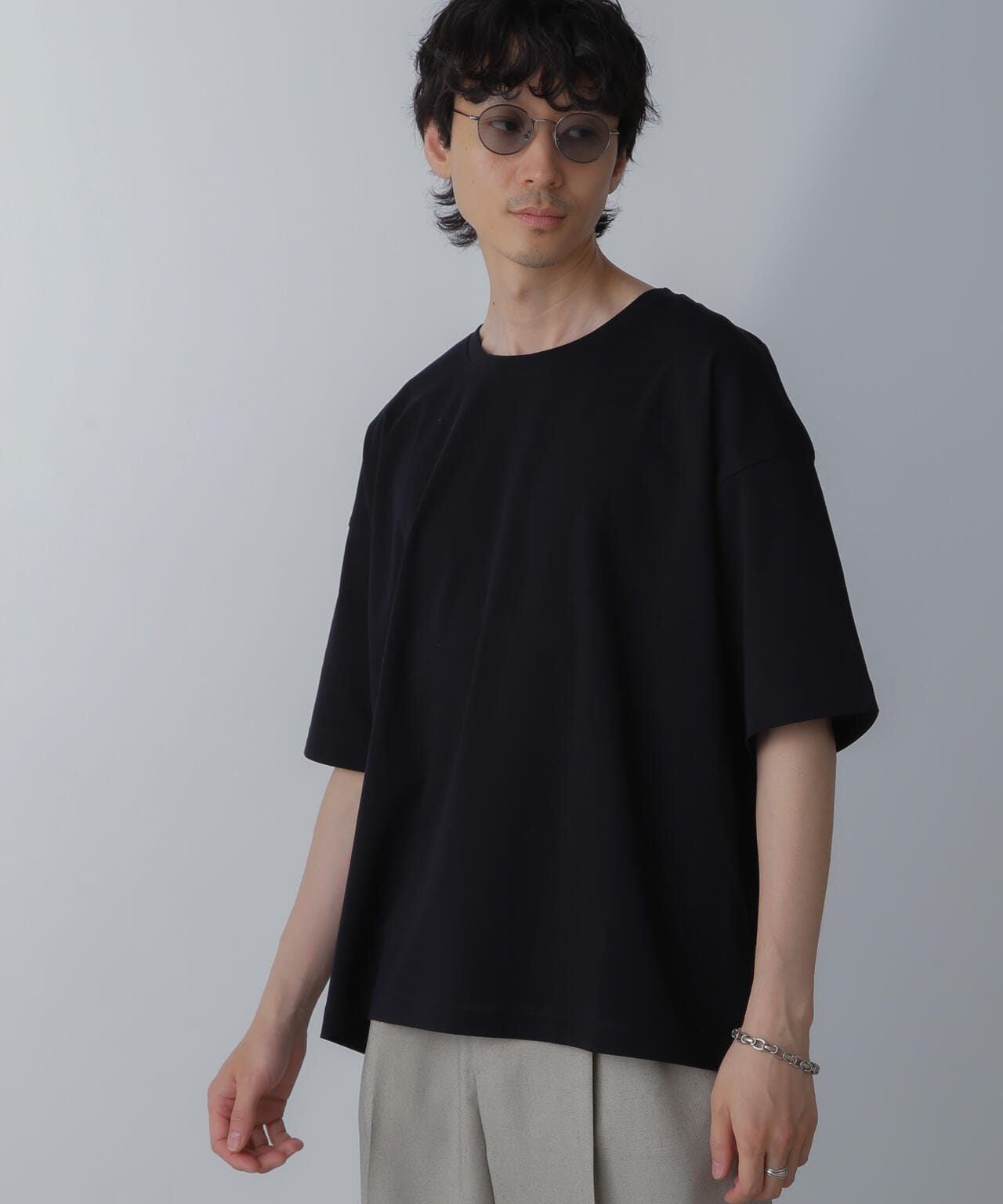 WEB限定/アンチスメル ルーズクルーネックTシャツ 半袖 6724124226