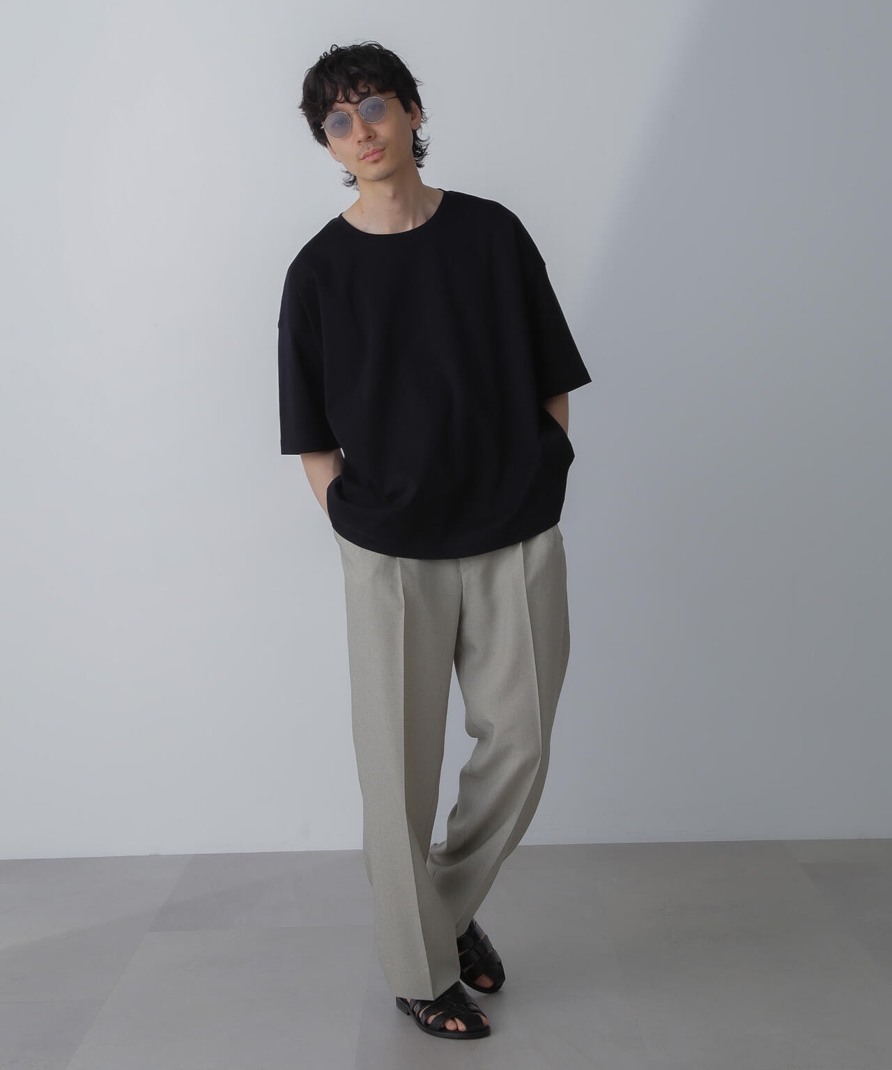 WEB限定/アンチスメル ルーズクルーネックTシャツ 半袖 6724124226