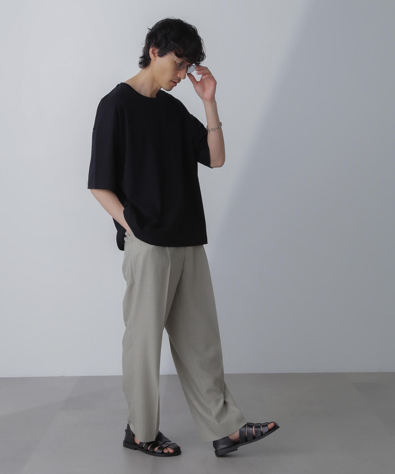 WEB限定/アンチスメル ルーズクルーネックTシャツ 半袖 6724124226