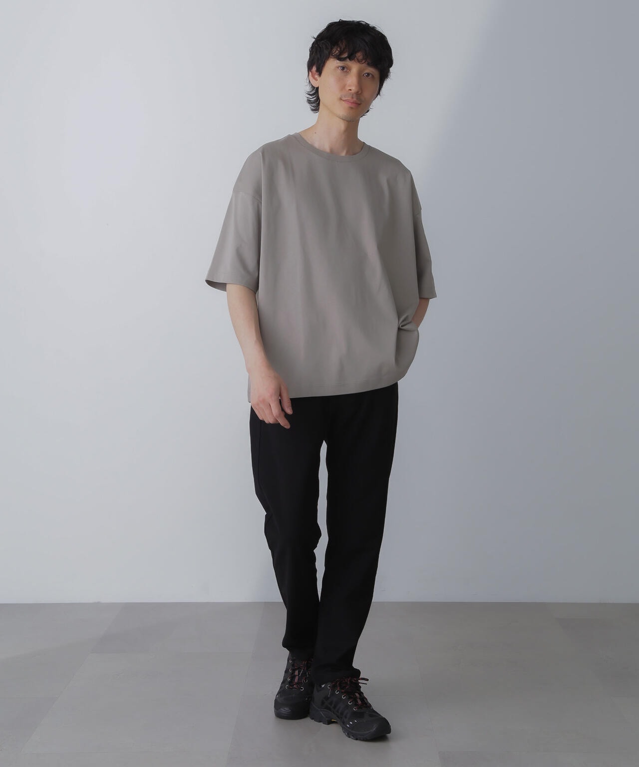 WEB限定/アンチスメル ルーズクルーネックTシャツ 半袖 6724124226