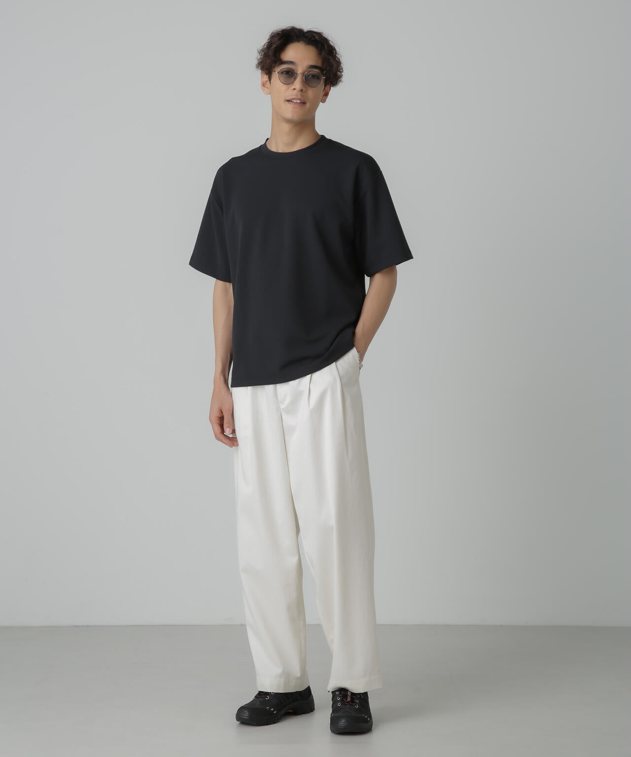 梨地ダンボールリラックスTシャツ(セットアップ可) 6724124230