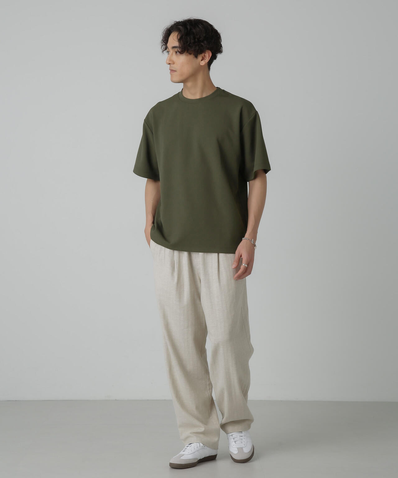 梨地ダンボールリラックスTシャツ(セットアップ可) 6724124230