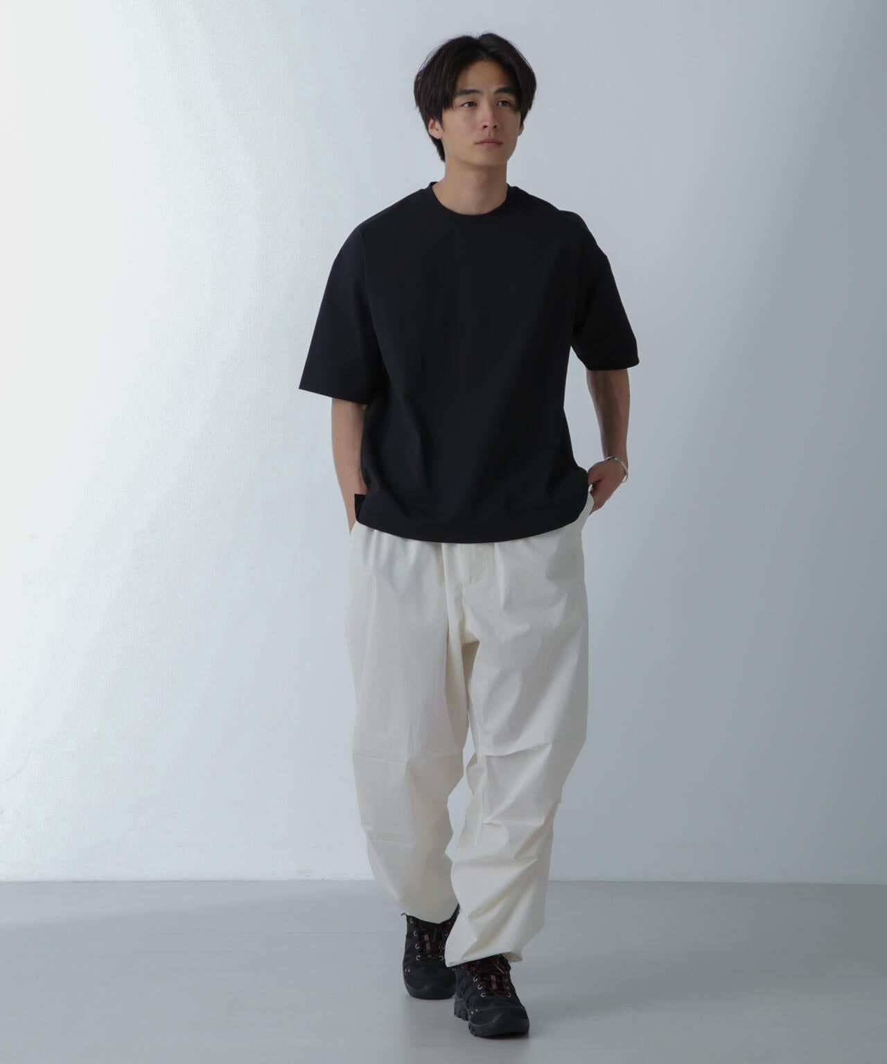 ドライジャージー ワイドTシャツ 半袖(セットアップ可) 6724124234