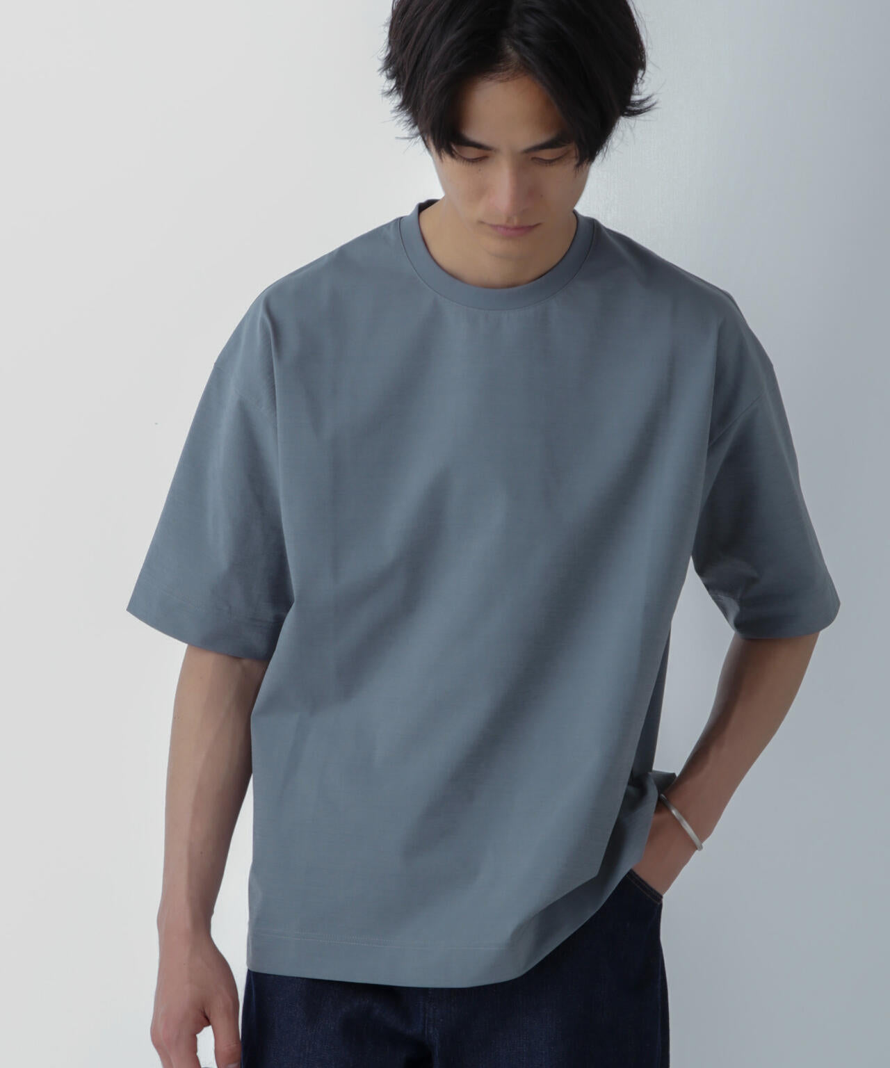 ドライジャージー ワイドTシャツ 半袖(セットアップ可) 6724124234