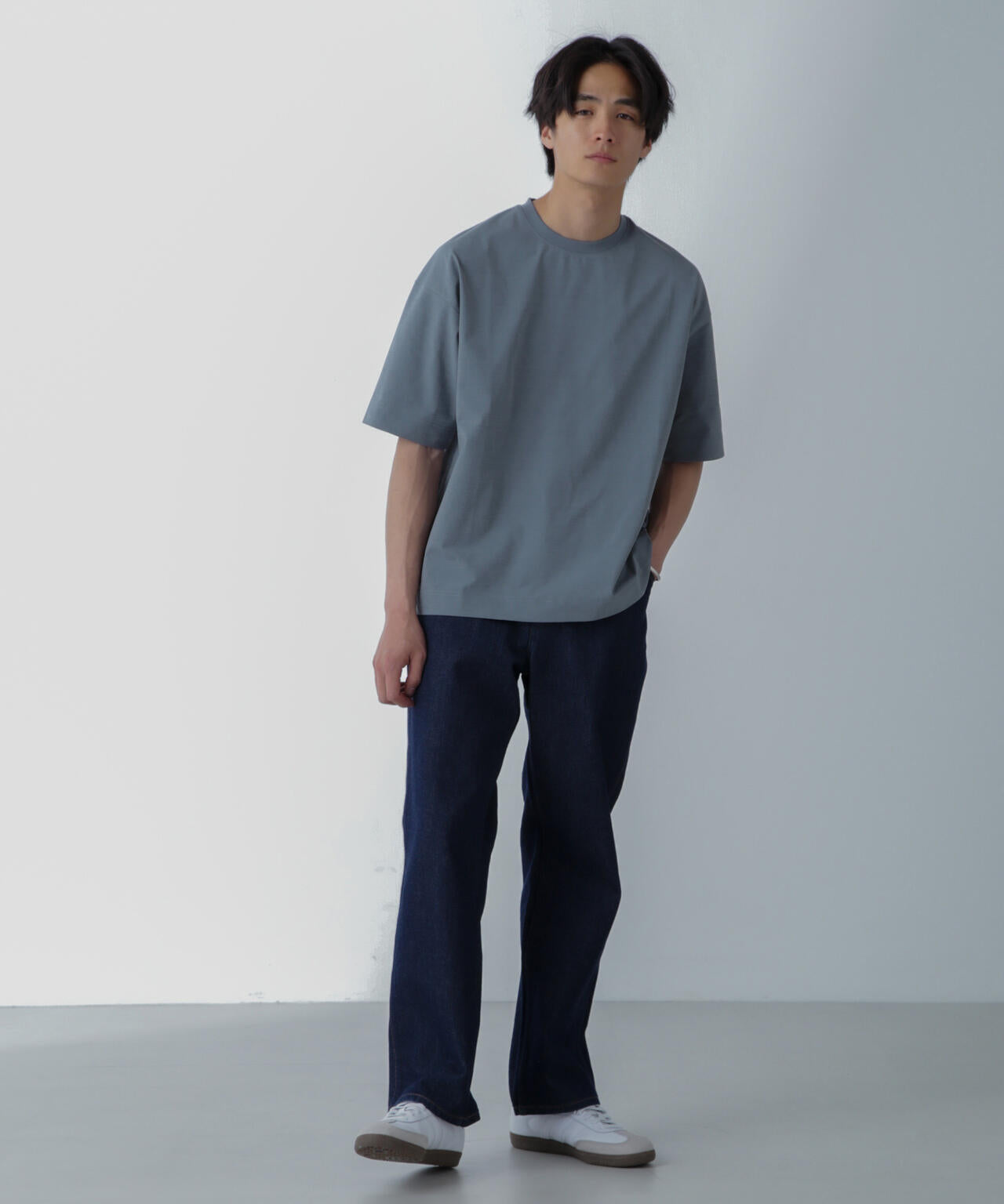 ドライジャージー ワイドTシャツ 半袖(セットアップ可) 6724124234