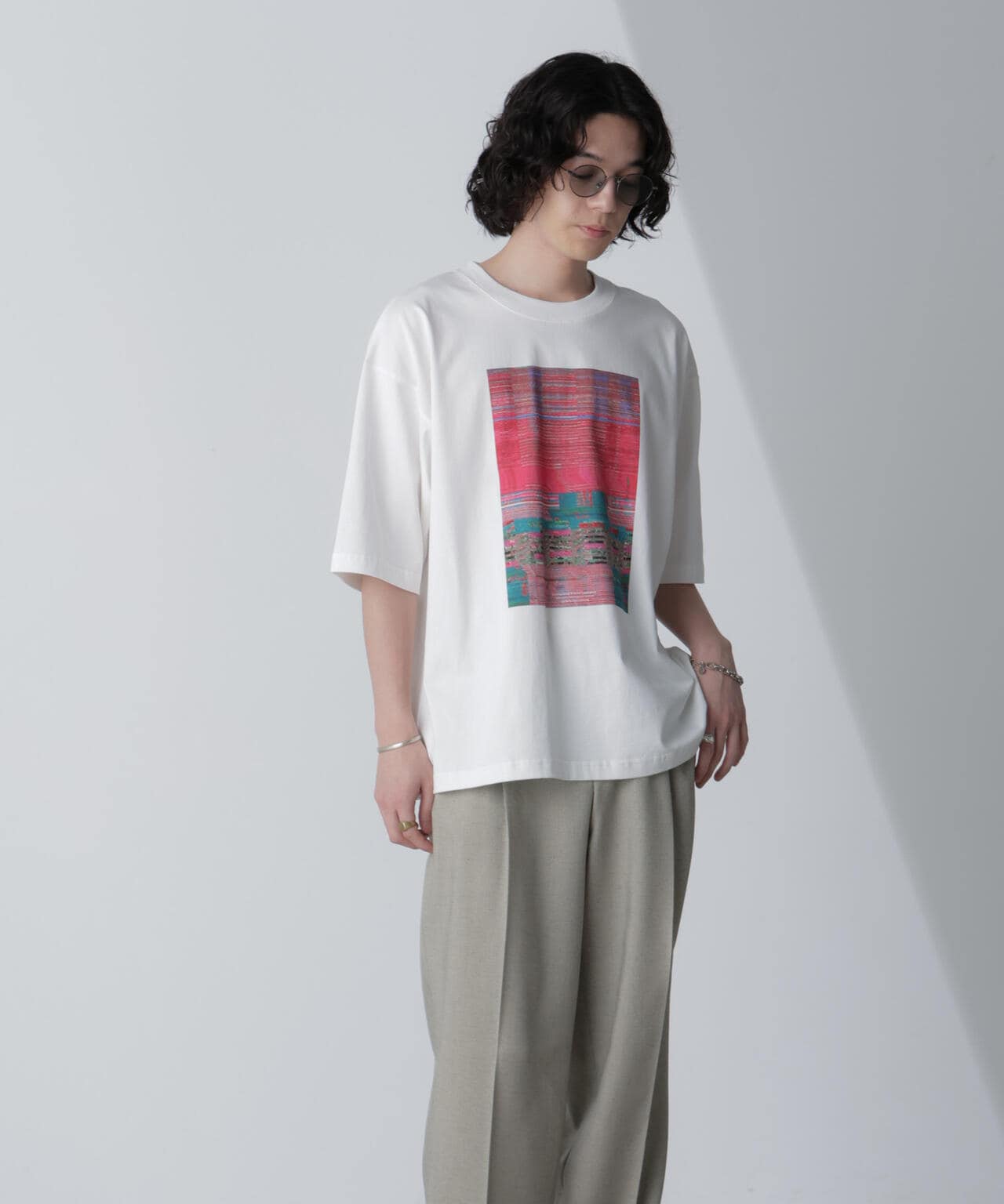 「MOFFISIE」オリジナルプリント Tシャツ 半袖 6724124236