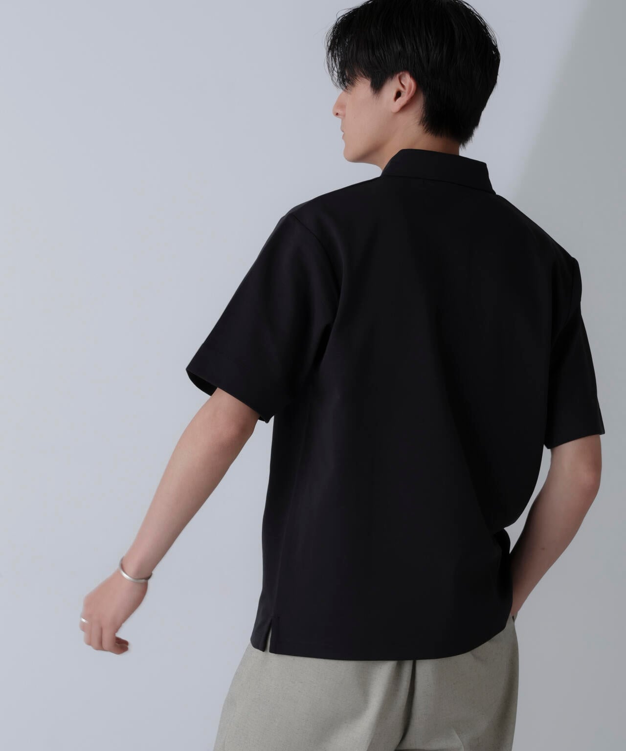 ダブルスムース比翼ポロ 6724124238