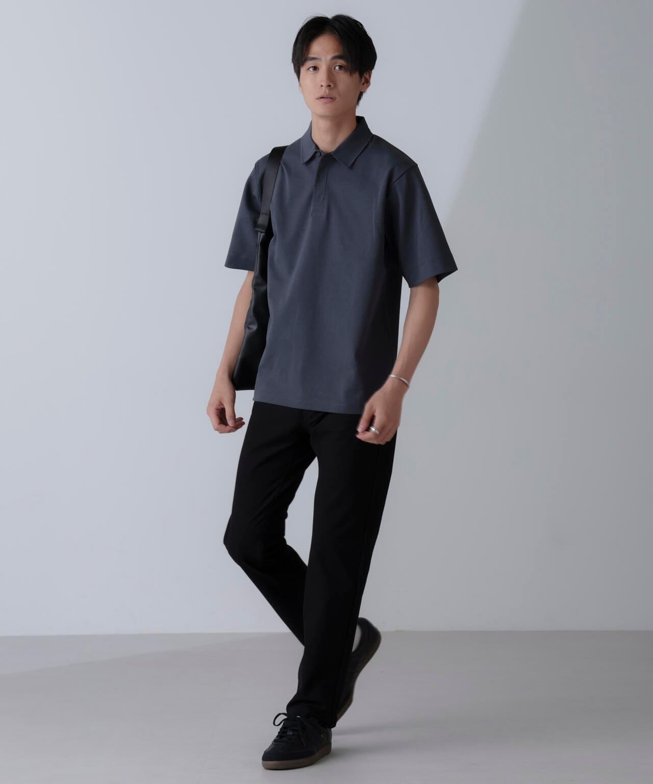 ダブルスムース比翼ポロ 6724124238