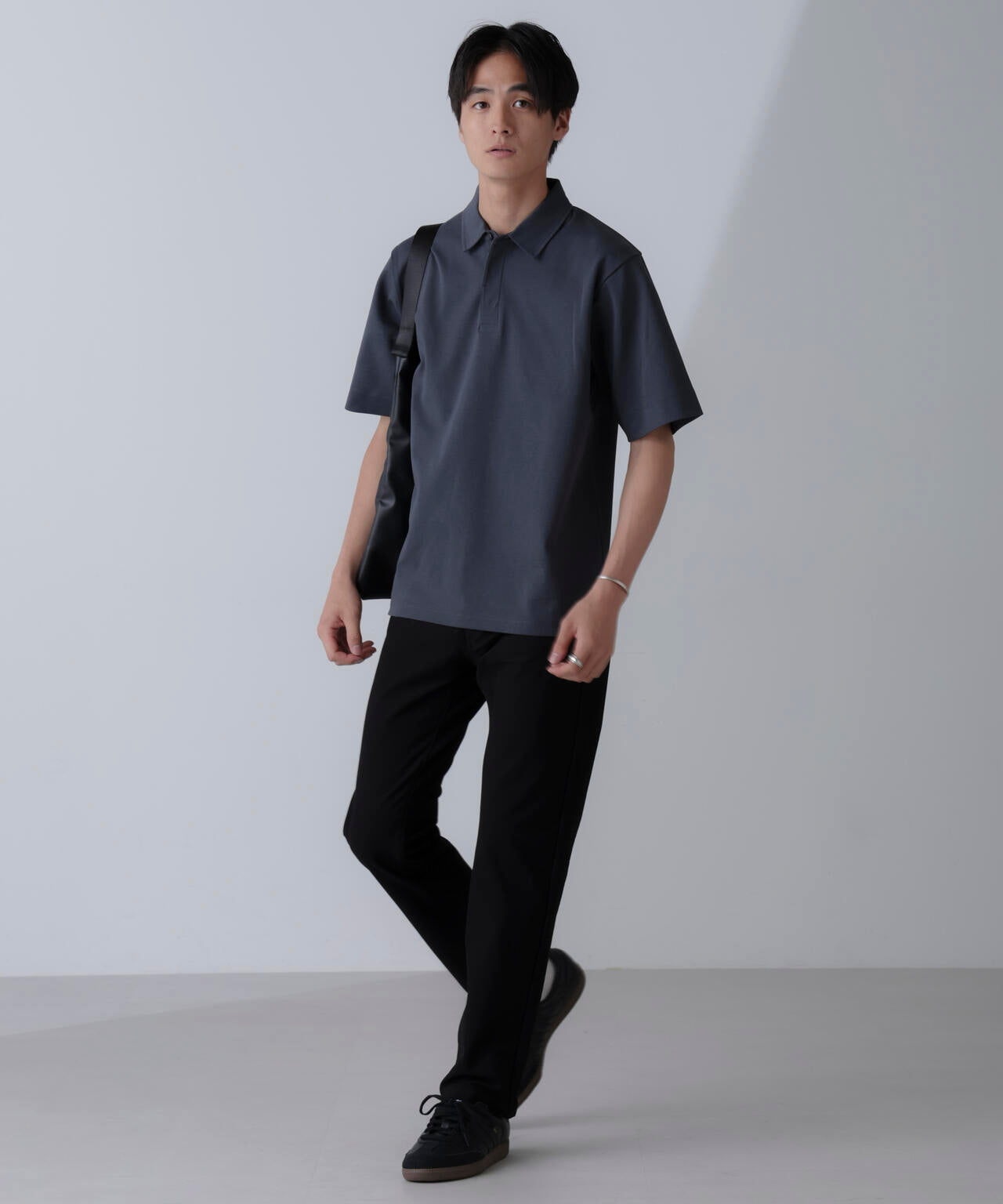 ダブルスムース比翼ポロ 6724124238