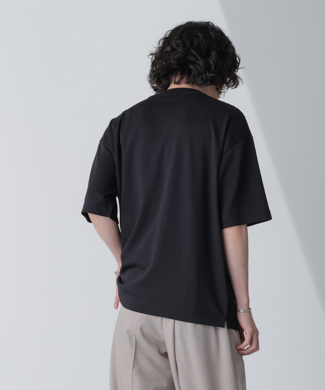 リンクスジャガードコンビTシャツ 半袖 6724124241