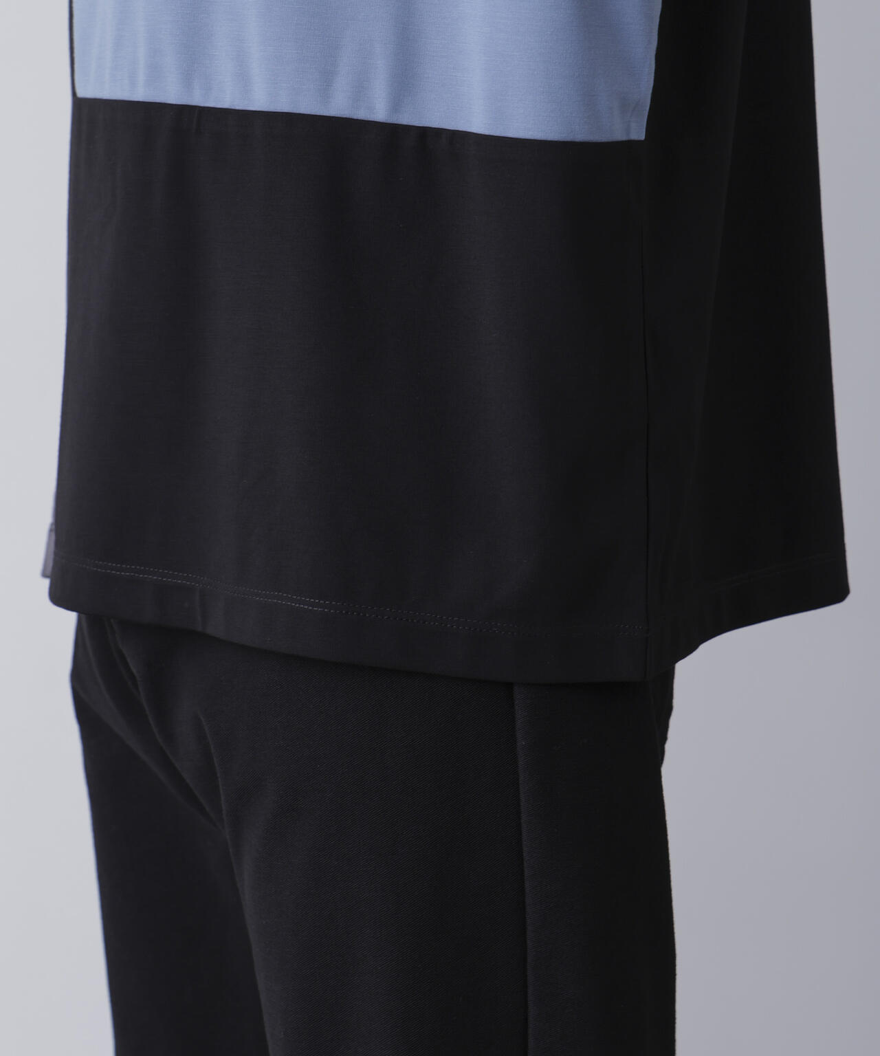 リラックス切り替えスムースTシャツ 半袖 6724124261