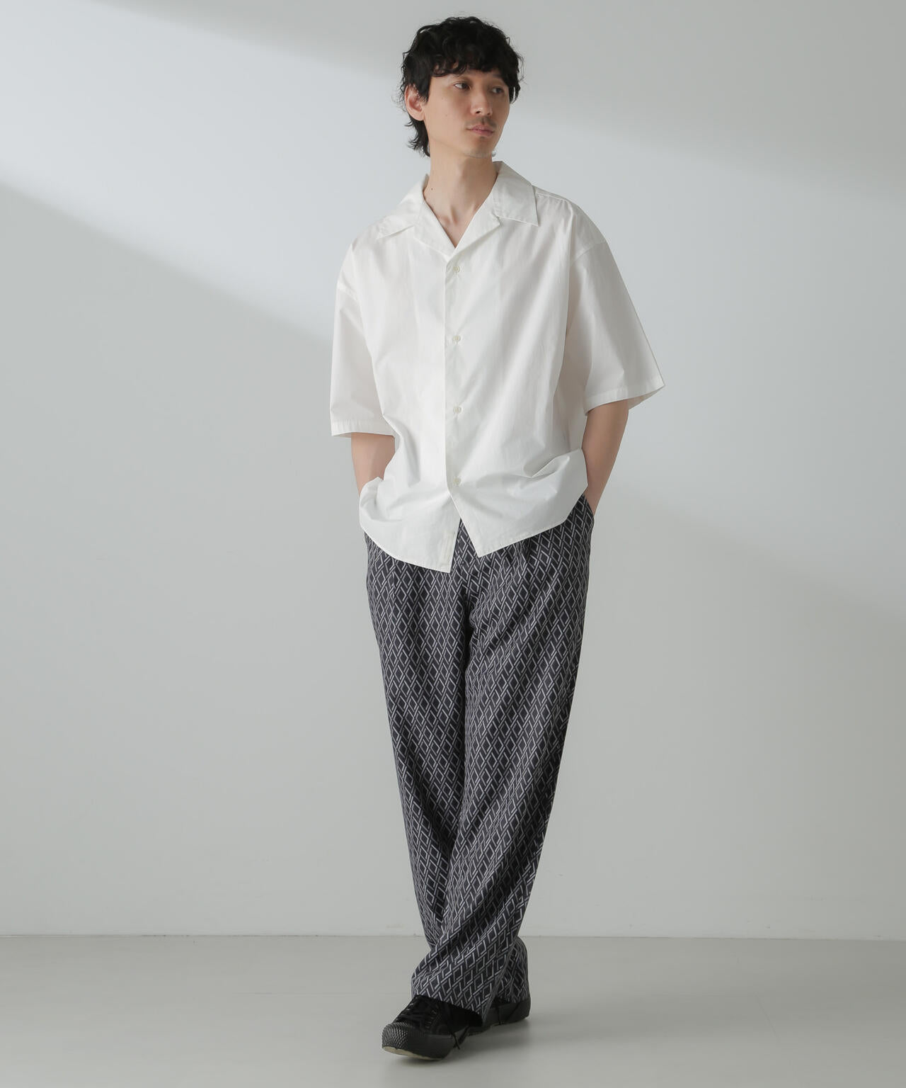 パターンイージーワイドパンツ(セットアップ可) 6724127218