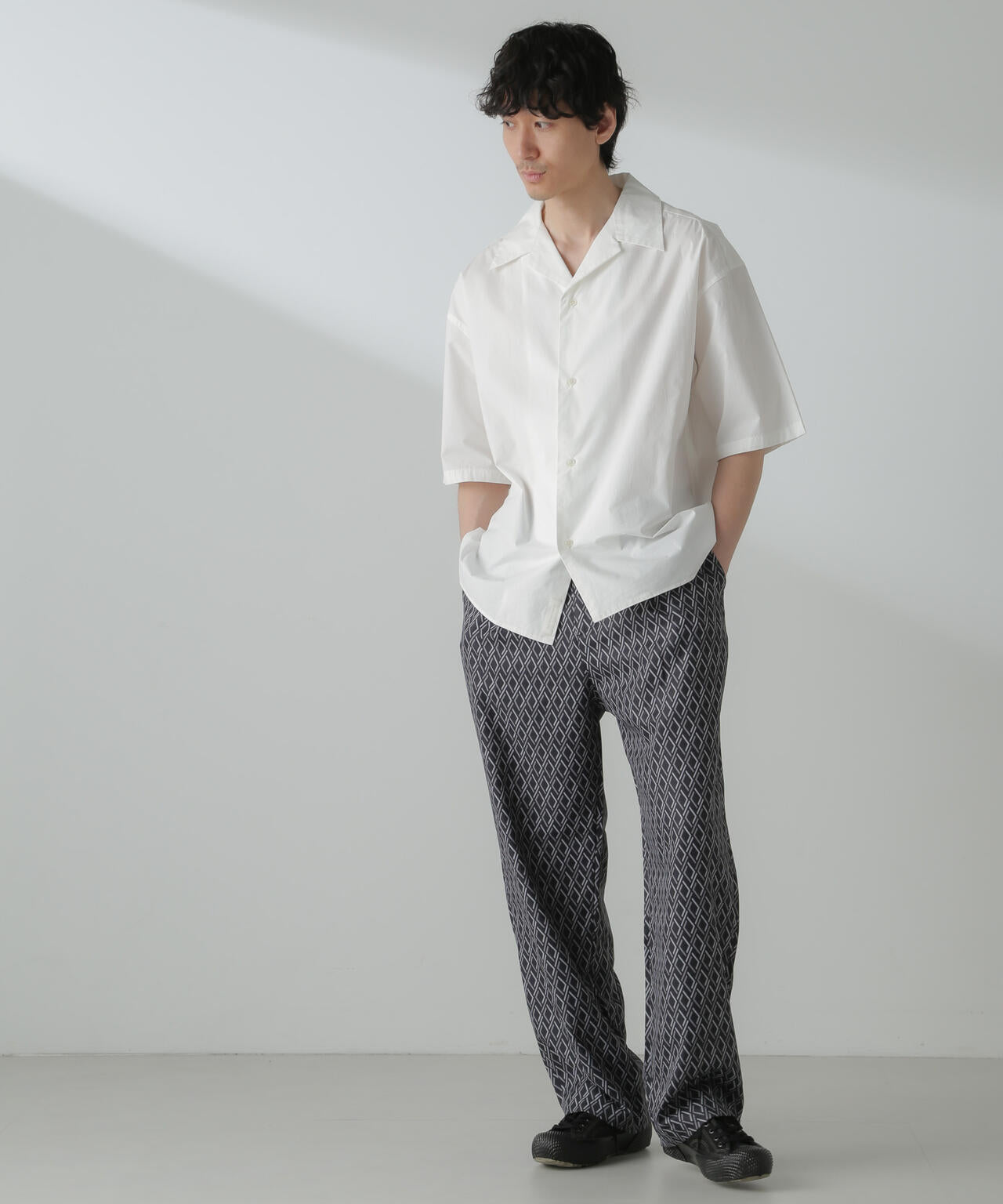 パターンイージーワイドパンツ(セットアップ可) 6724127218