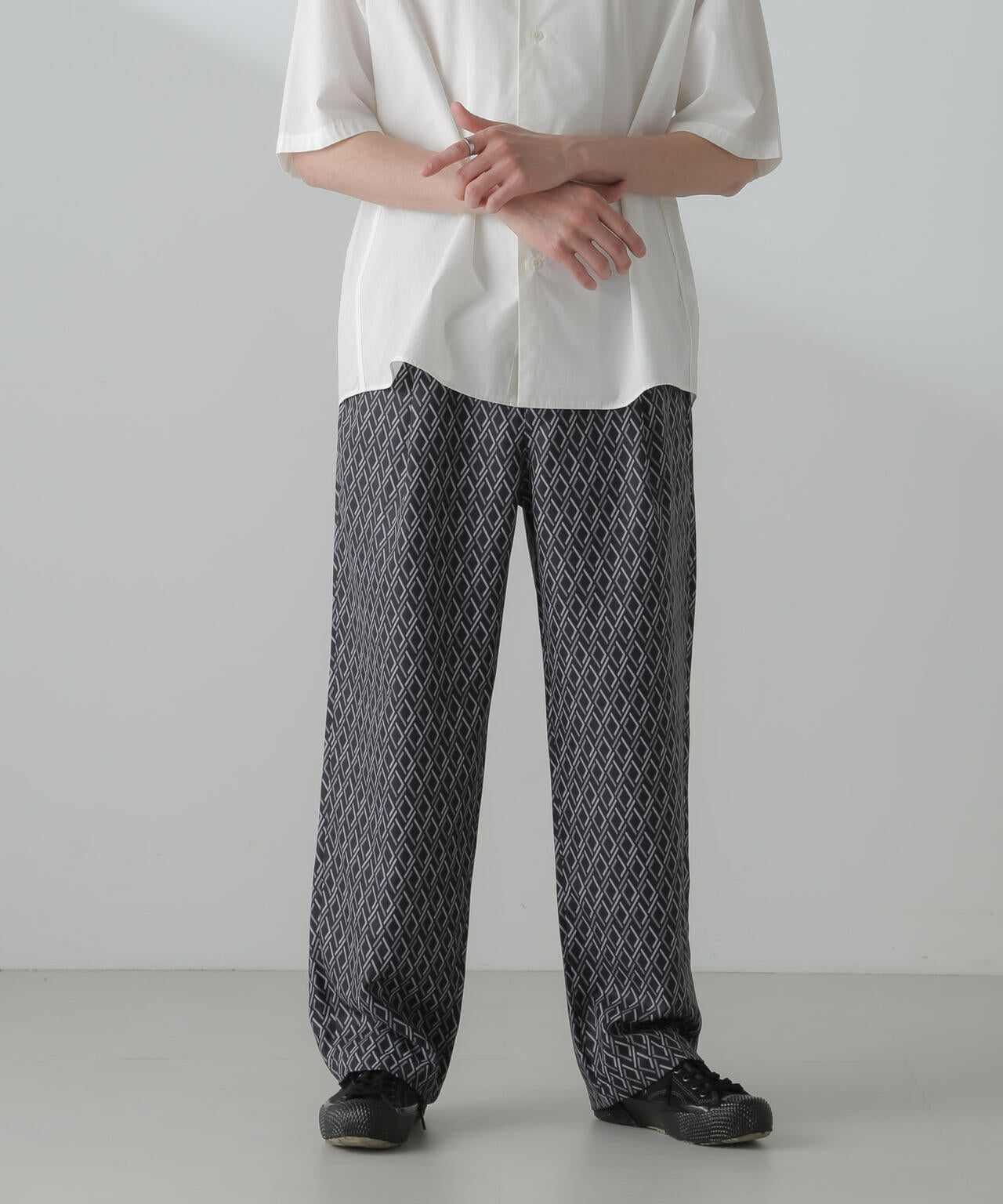 パターンイージーワイドパンツ(セットアップ可) 6724127218