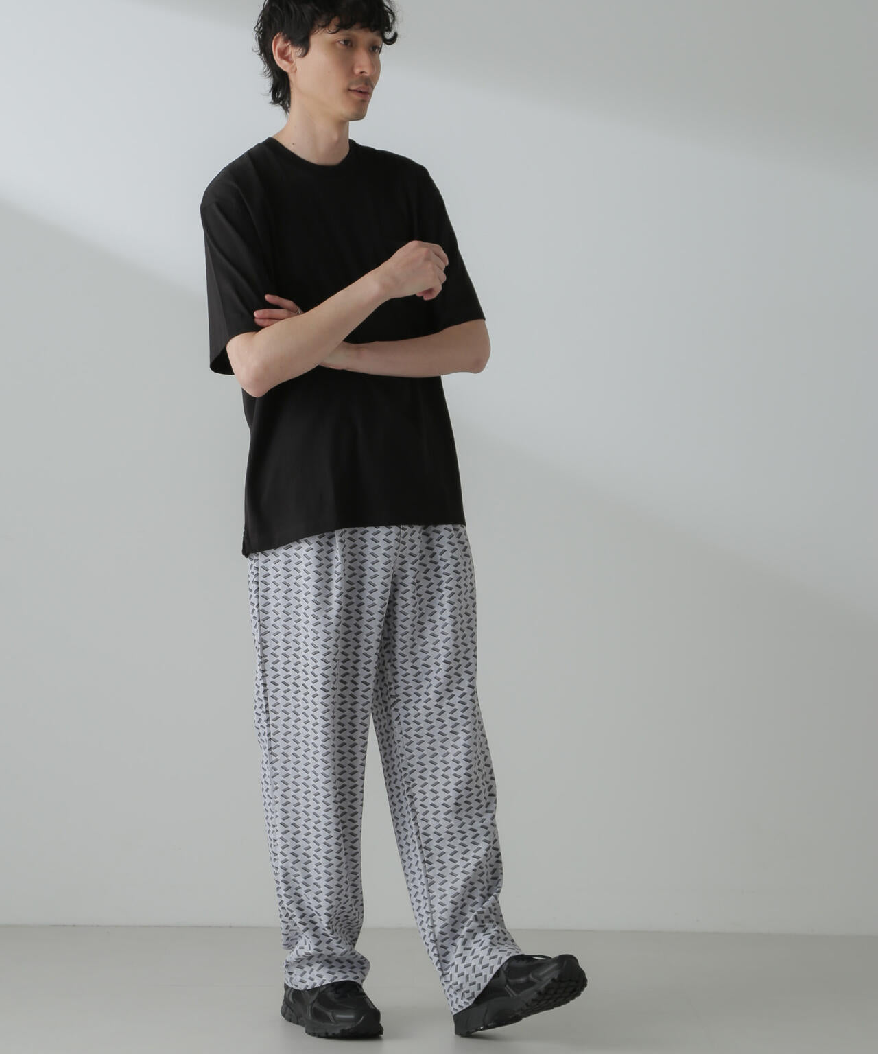 パターンイージーワイドパンツ(セットアップ可) 6724127218