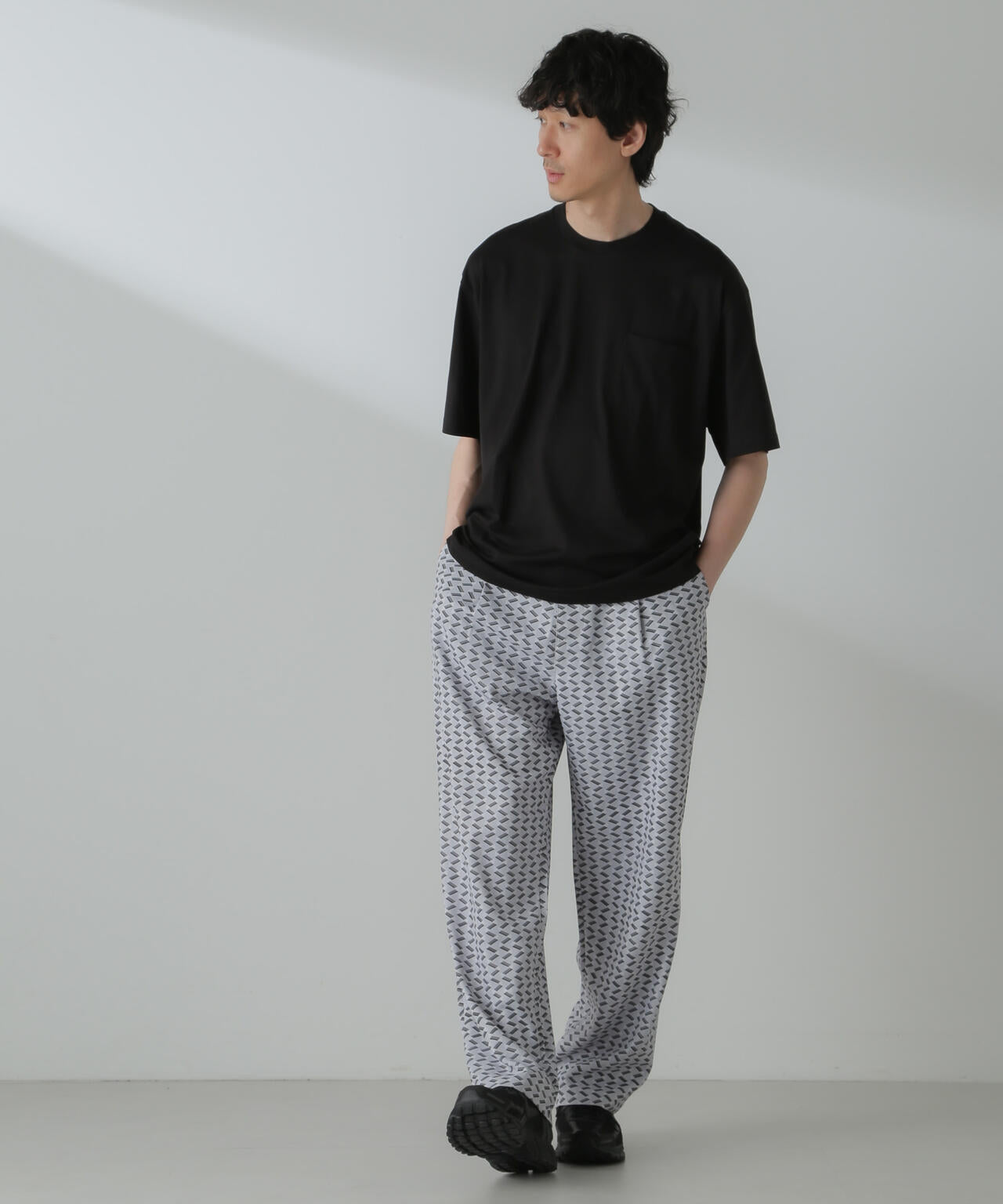 パターンイージーワイドパンツ(セットアップ可) 6724127218