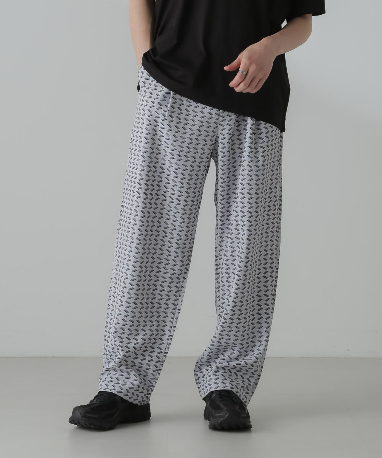 パターンイージーワイドパンツ(セットアップ可) 6724127218