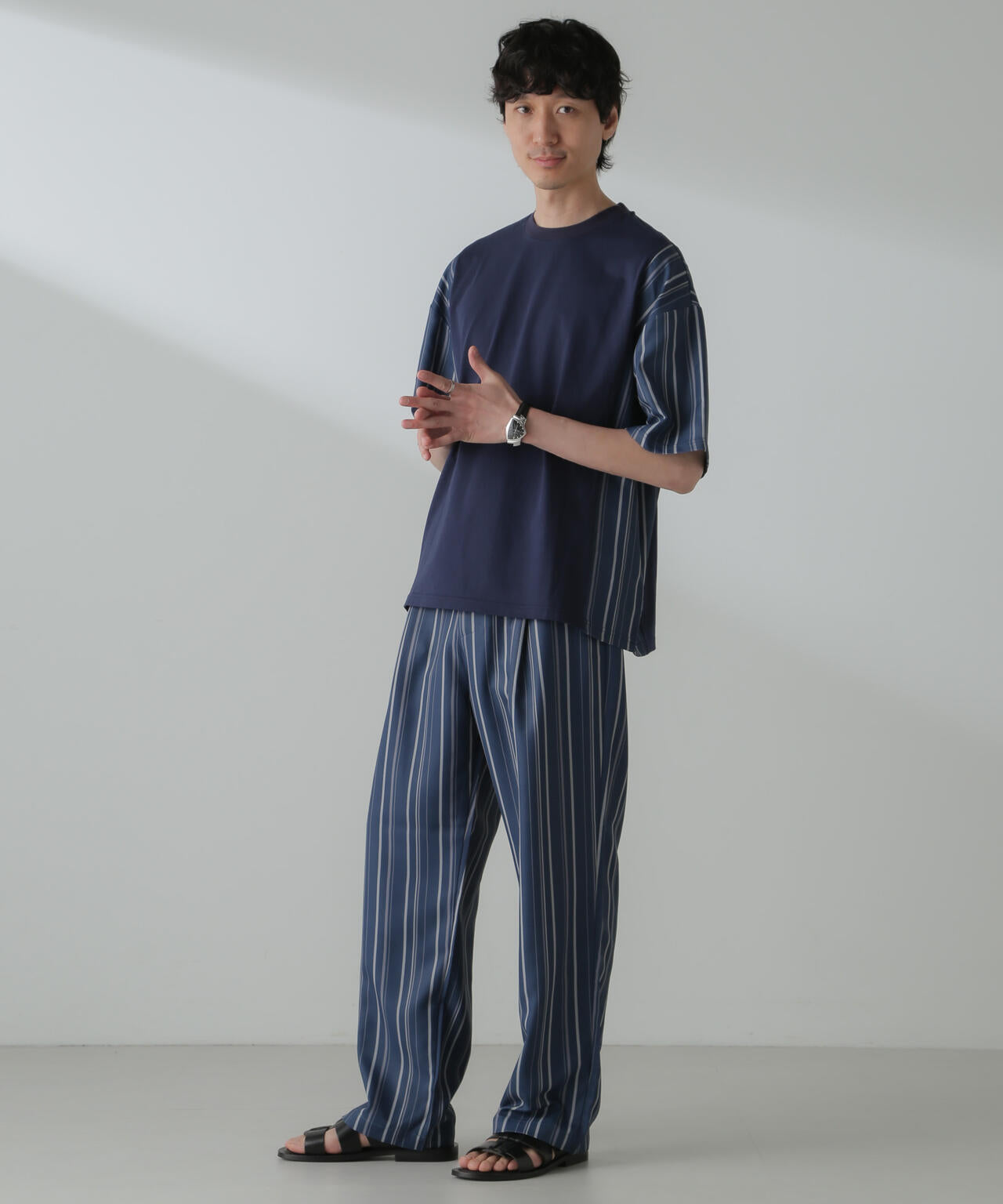 パターンイージーワイドパンツ(セットアップ可) 6724127218