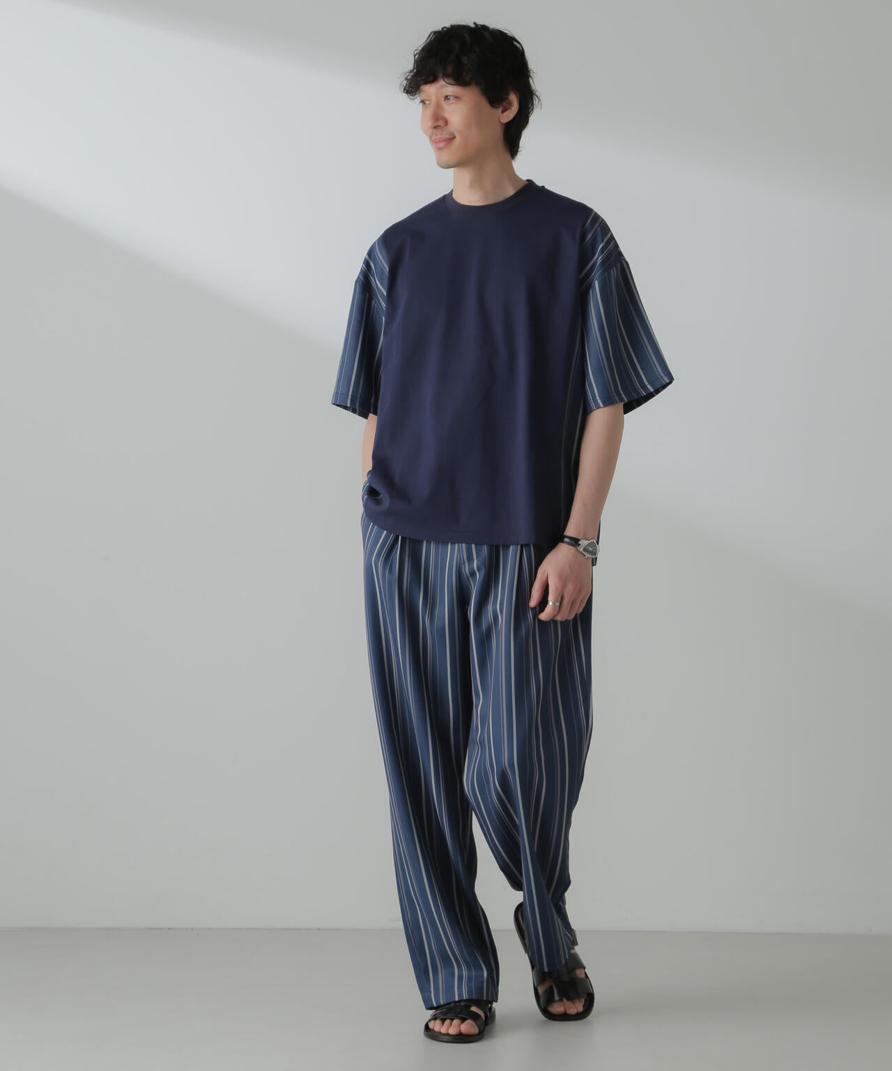 パターンイージーワイドパンツ(セットアップ可) 6724127218